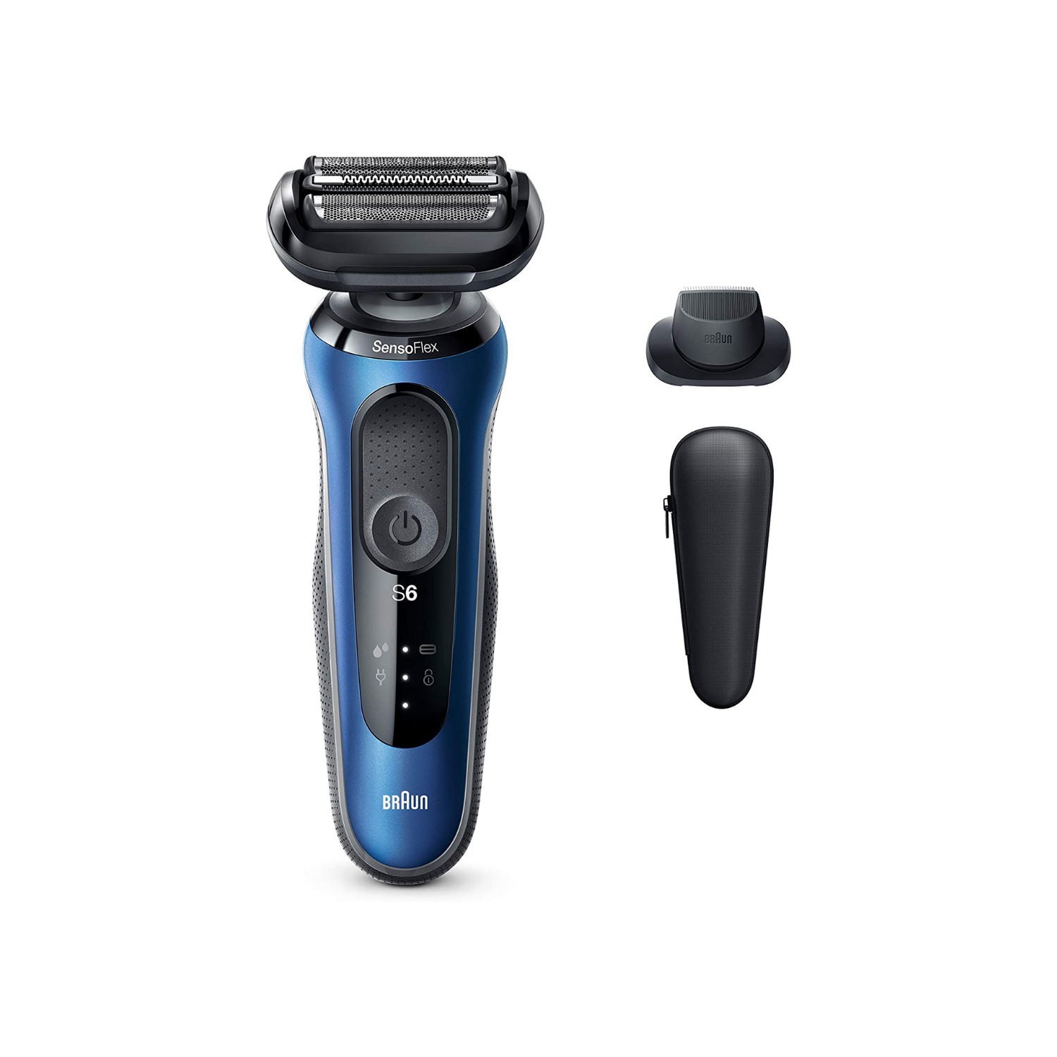 Rasoir sans fil pour hommes avec ou sans mousse série 6 de Braun - Boîte ouverte