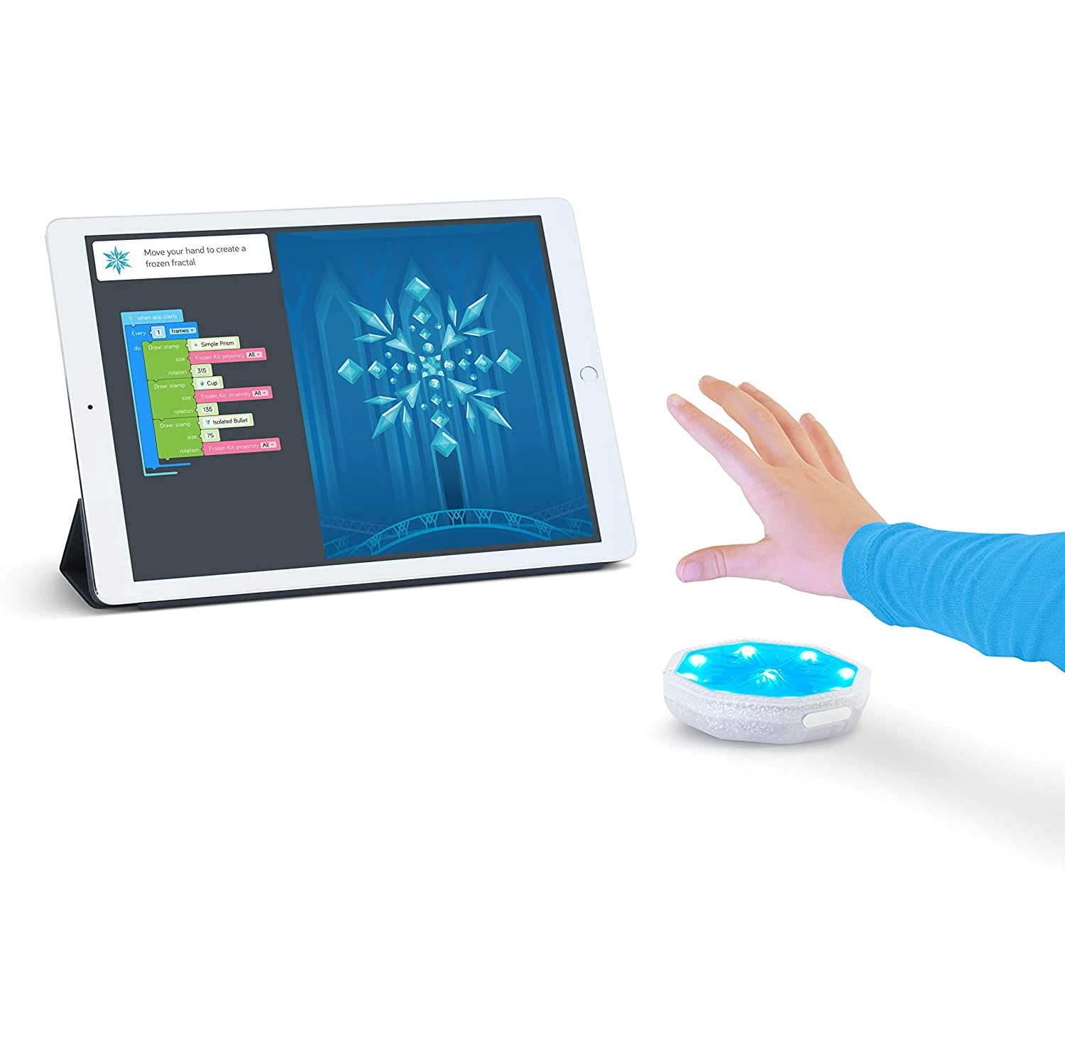 La trousse de programmation Disney Frozen 2 de Kano vous permet d’en apprendre plus sur les éléments. Jouet STIM pour enfants - Boîte ouverte