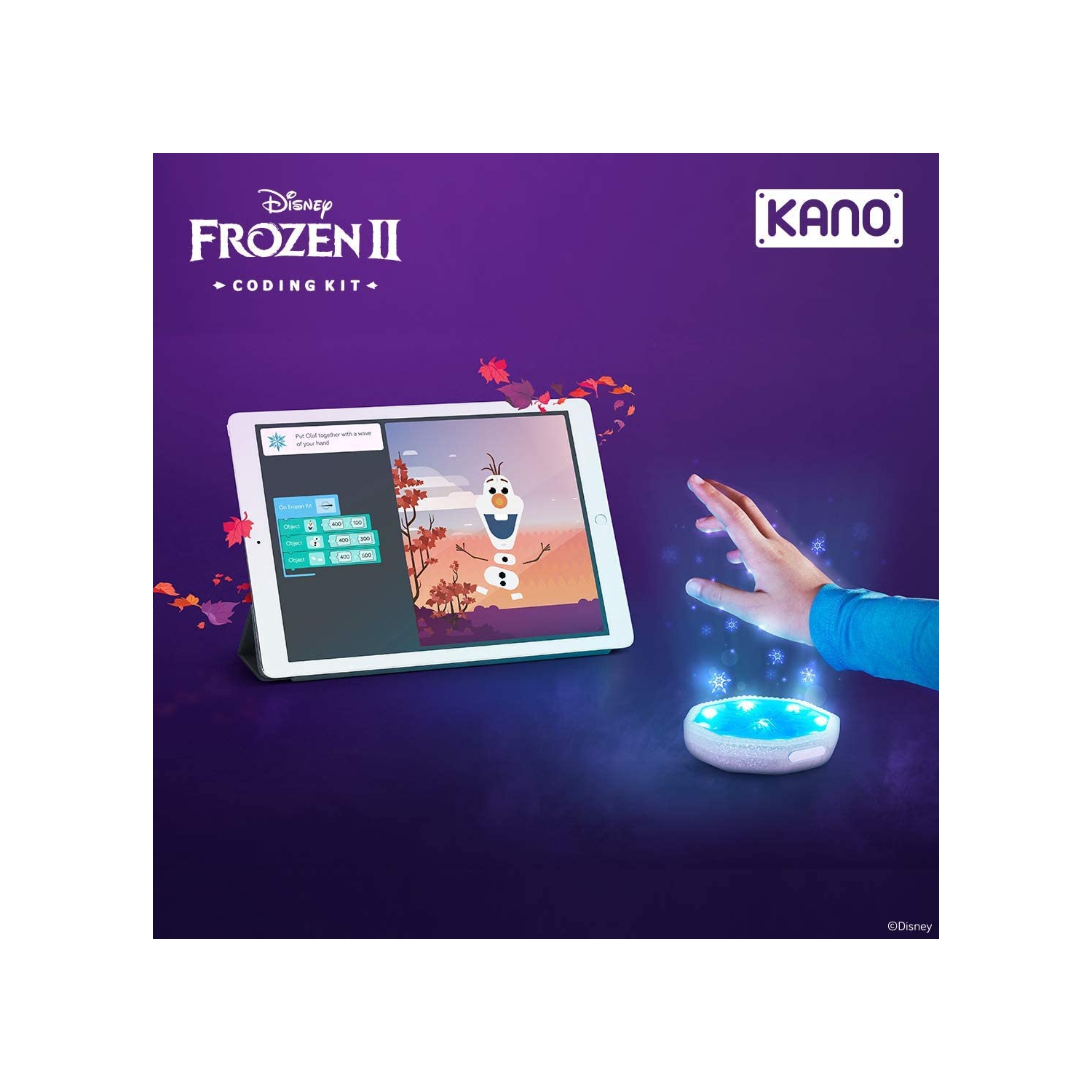 La trousse de programmation Disney Frozen 2 de Kano vous permet d’en apprendre plus sur les éléments. Jouet STIM pour enfants - Boîte ouverte