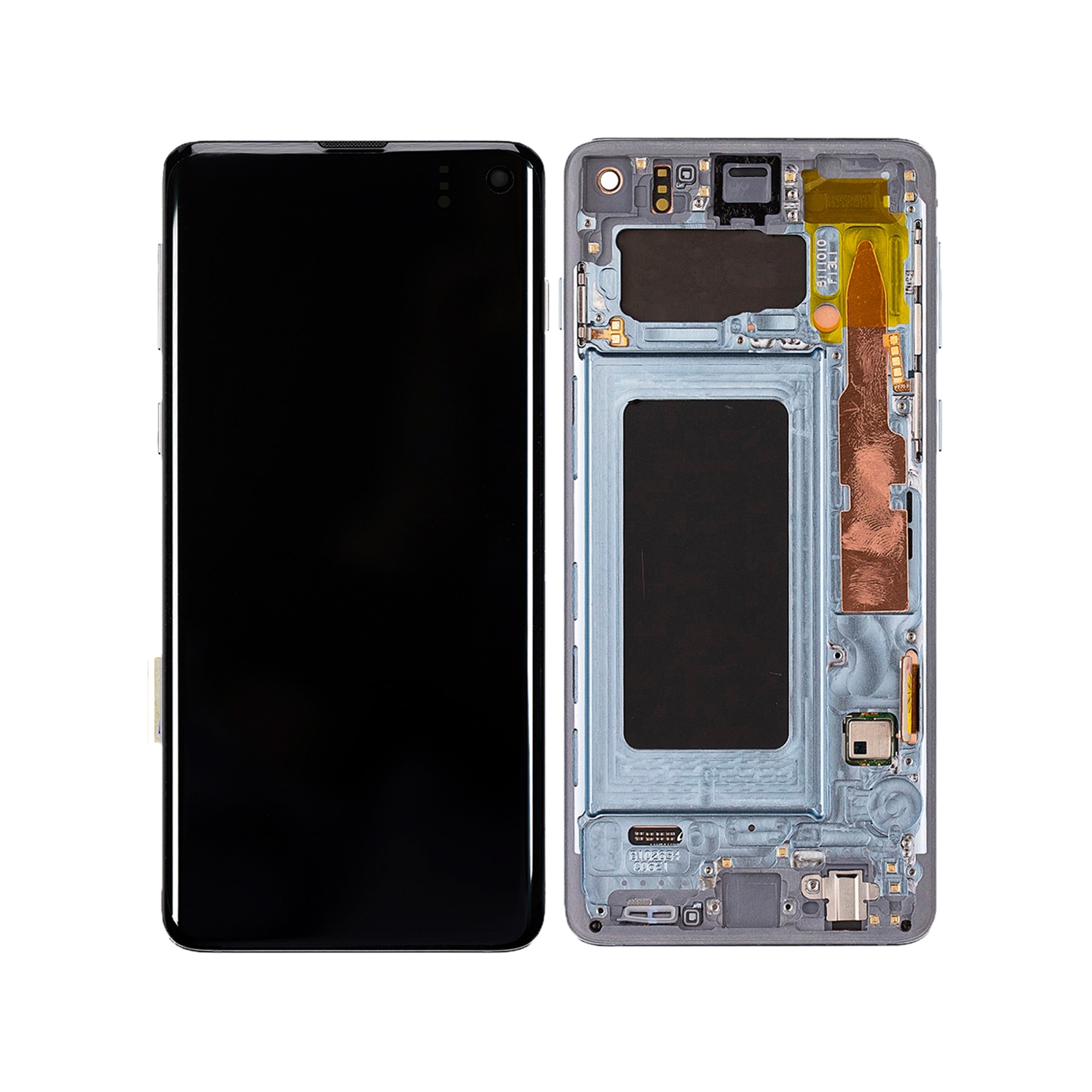 Replacement OLED Display Touch Screen Digitizer Assembly With Frame For Samsung Galaxy S10 - Prism Blue