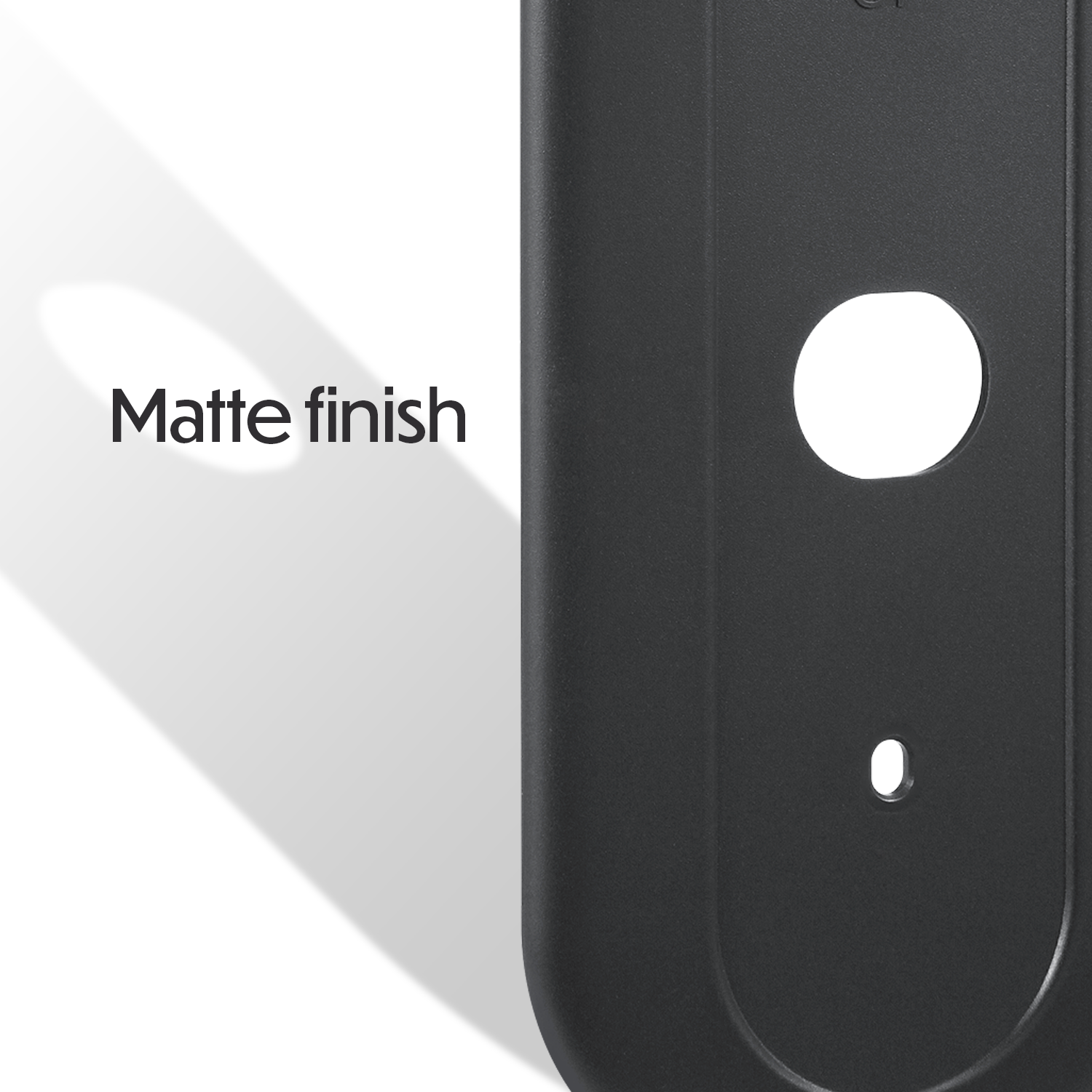 Plaque Murale de Sonnette Google Nest Made for Google (1 Lot, Noir)