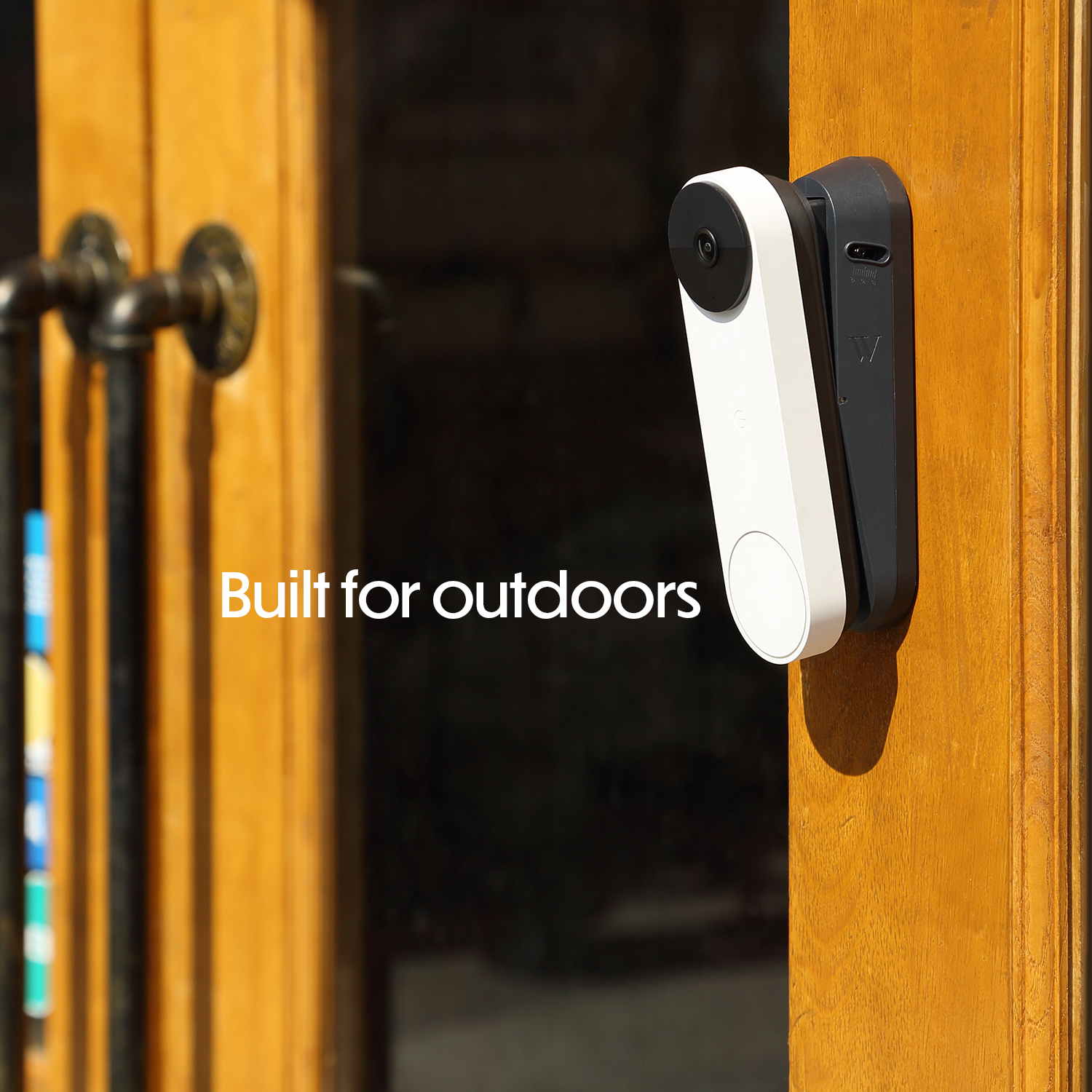 Wasserstein Vertical Adjustable Mount For Google Nest Doorbell - Made for Google Nest