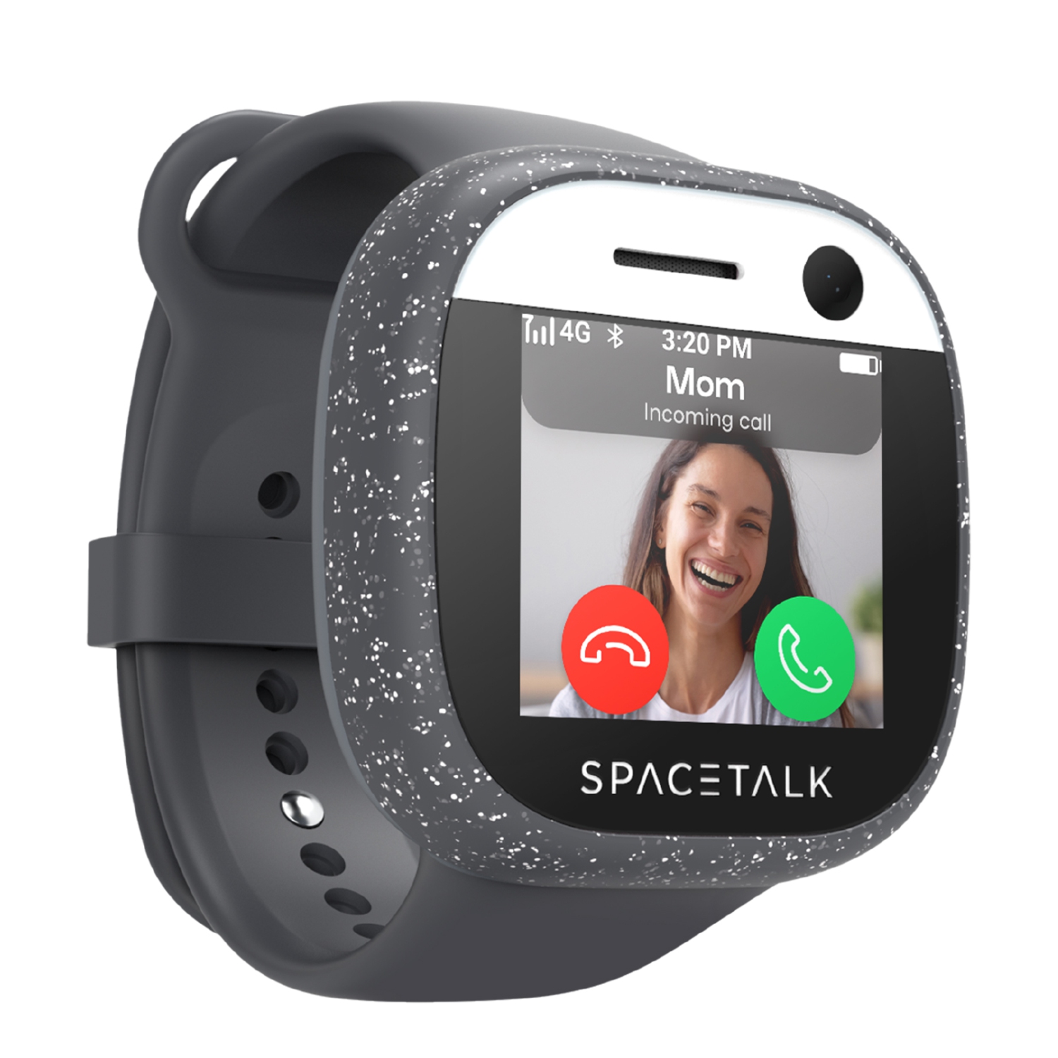Kids Smart Watch Phone 4G & GPS Tracker for Kids - Spacetalk Adventurer Smartwatch for Boys Girls, 4G calls, text messaging, SOS, Safe Send & Receive List, School Mode, 5MP Camera, Bluetooth -Midnight