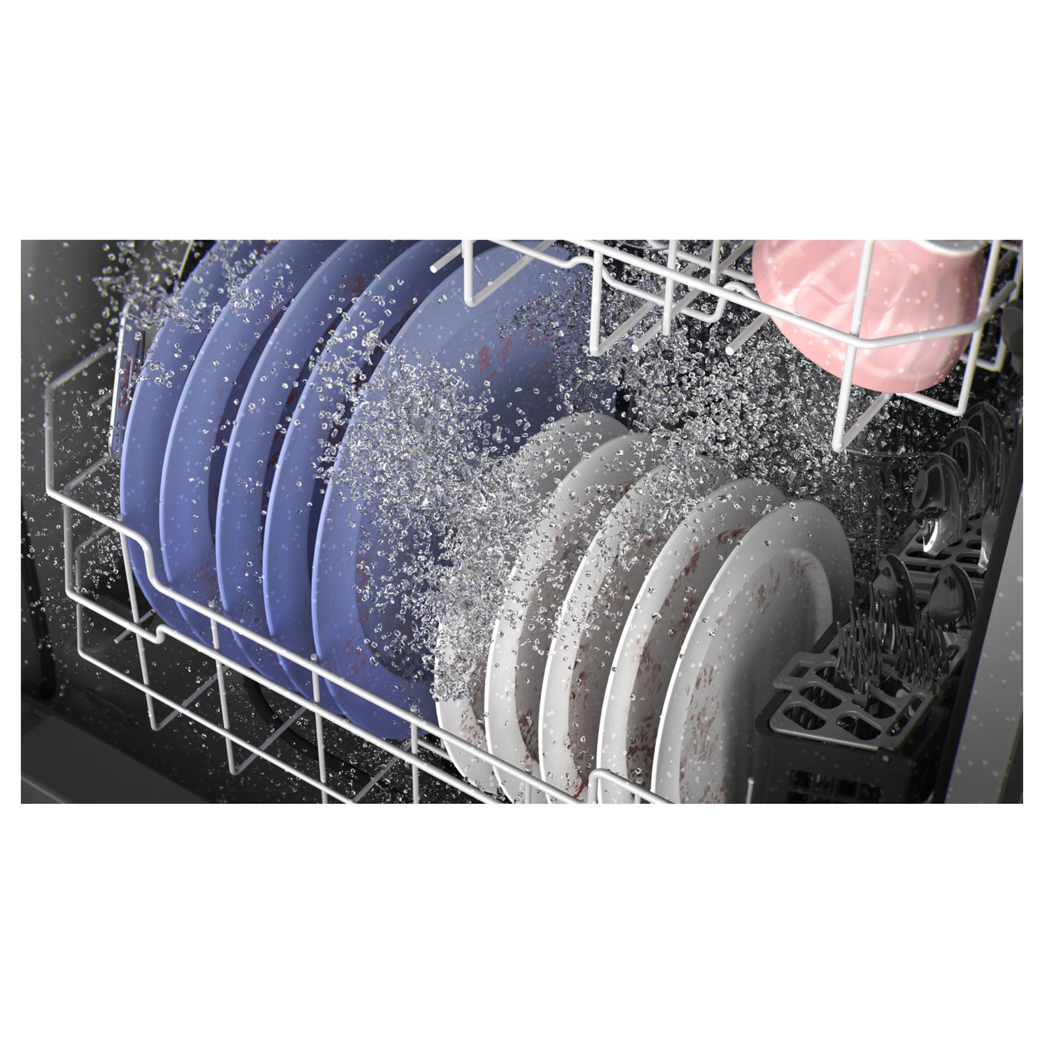 GE 24" 50dB Built-In Dishwasher - Stainless Steel
