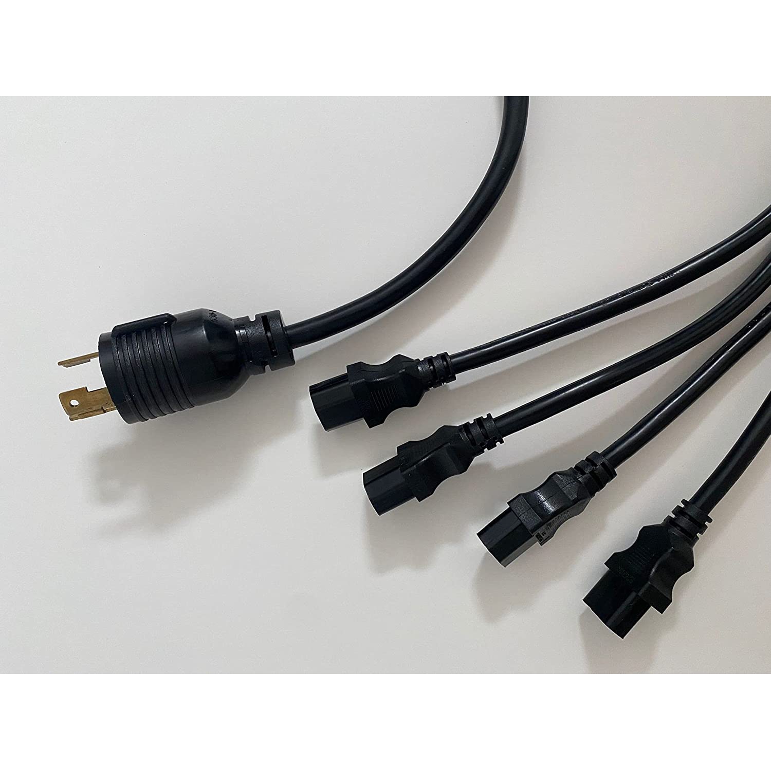 L6-30P to 4x C13 Splitter Cable - 10ft long