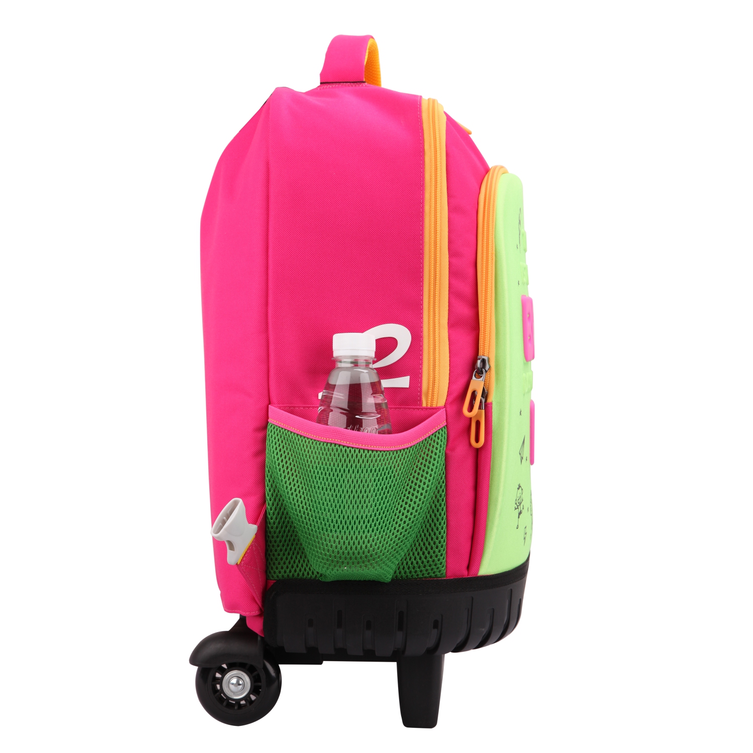 TROCHI-BESTLIFE SCHOOL TROLLEY BACKPACK GARDEN COLLECTION 02