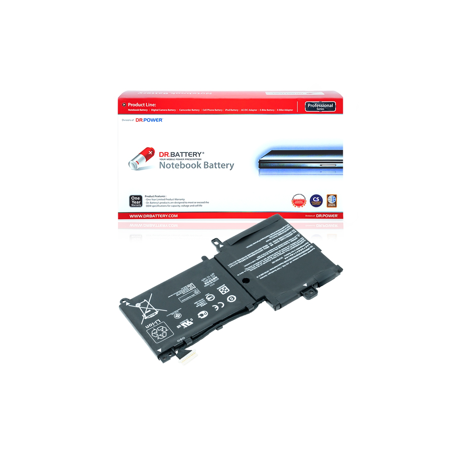 DR. BATTERY - Replacement for HP Pavilion X360 11-K036TU / X360 11-K037TU / X360 11-K038TU / 796219-541 / 796355-005 [7.6V / 4050mAh / 32Wh] ***Free