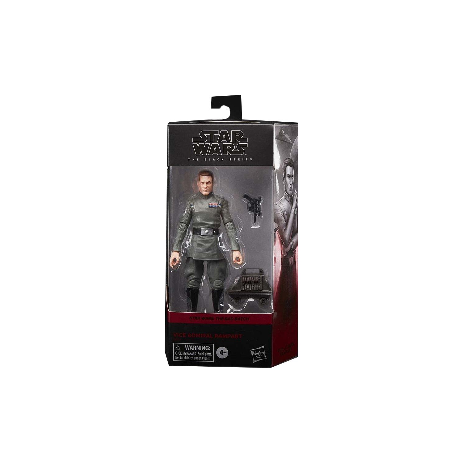 Star Wars The Black Series The Bad Batch 6 Inch Action Figure Box Art Exclusive - Vice Admiral Rampart