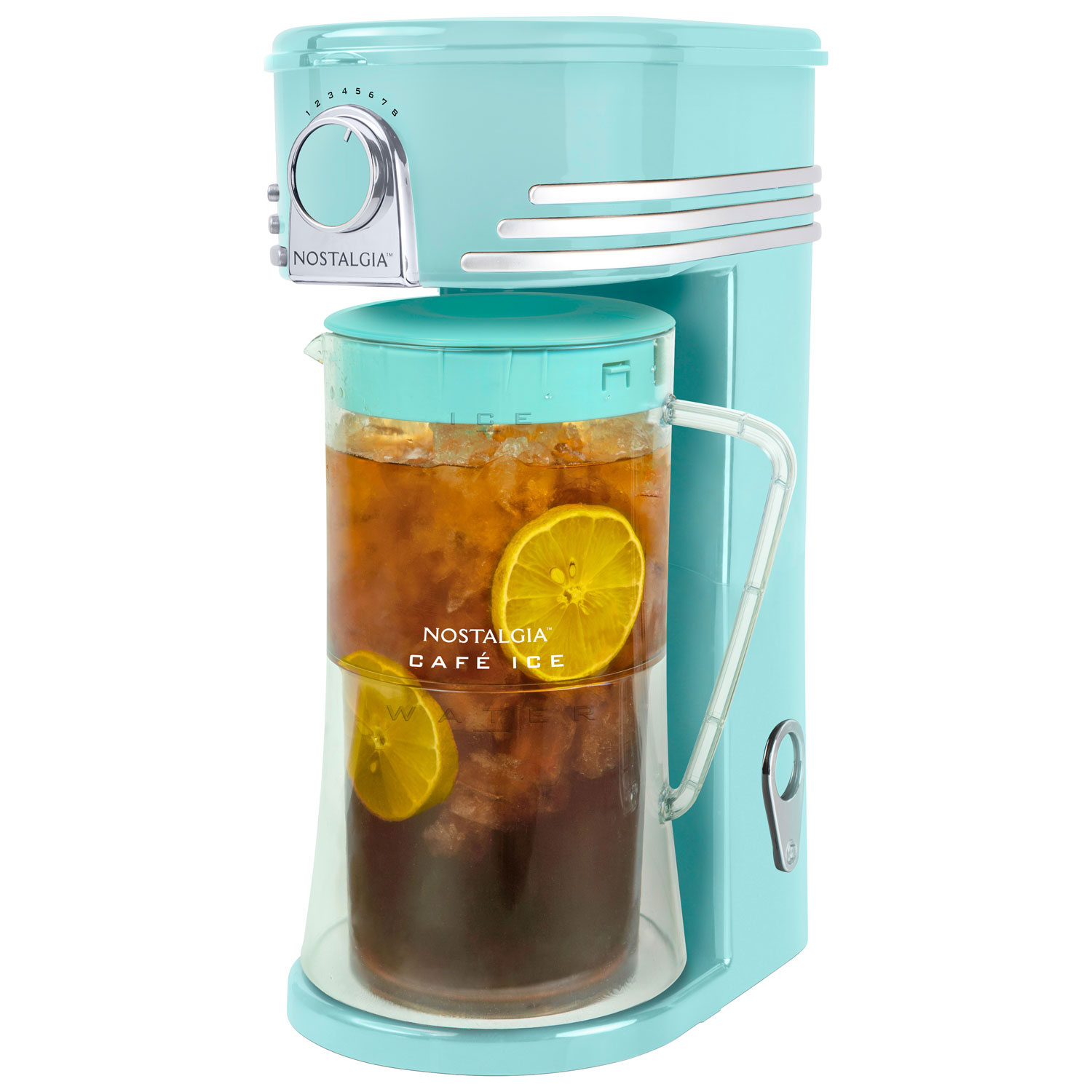 Nostalgia Café Iced Coffee & Tea Maker - 2.8L - Aqua