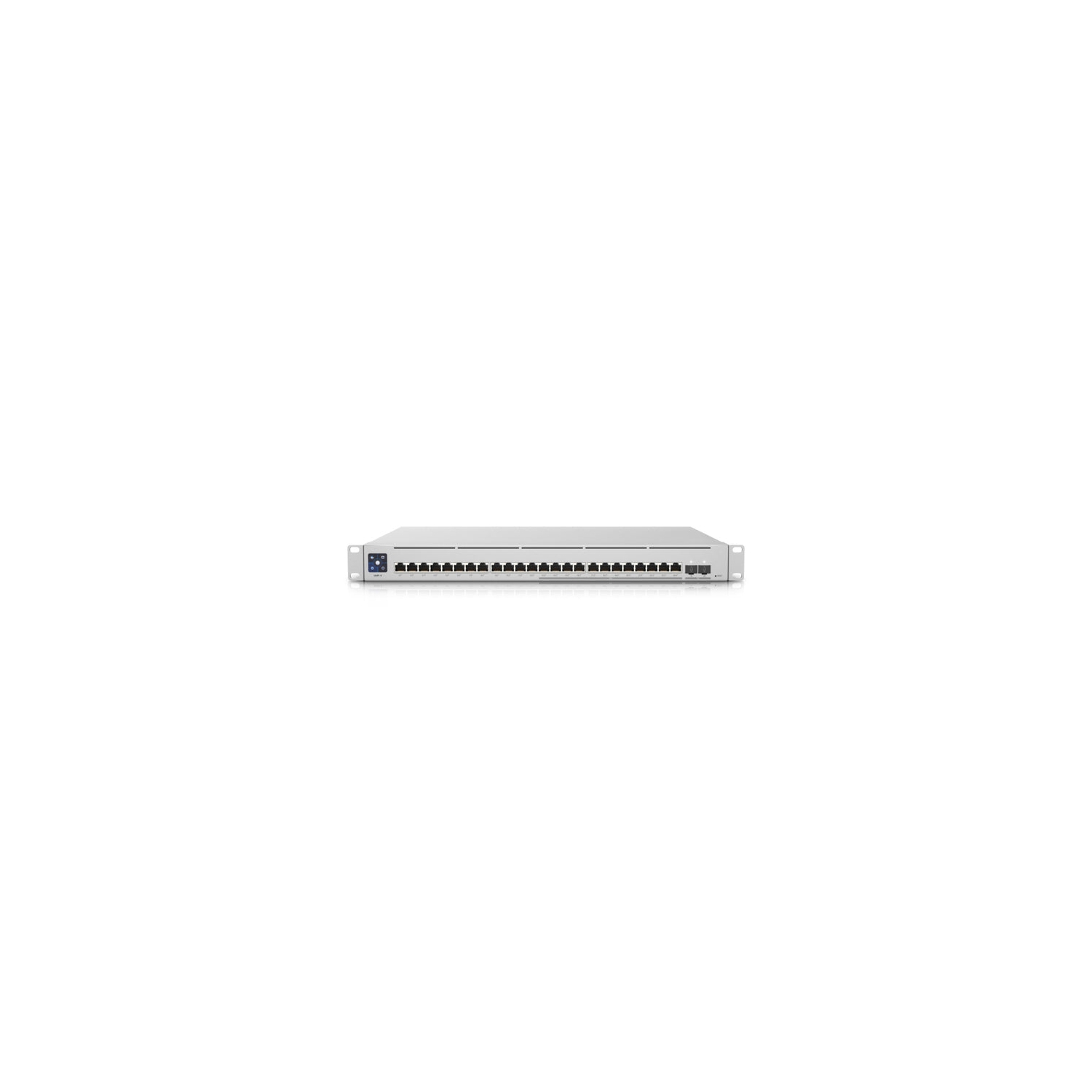Ubiquiti 24-Port Enterprise Managed Layer 3 Switch with 12 2.5G RJ45 Ports and 12 1G RJ45 Ports - Rackmountable - Grey