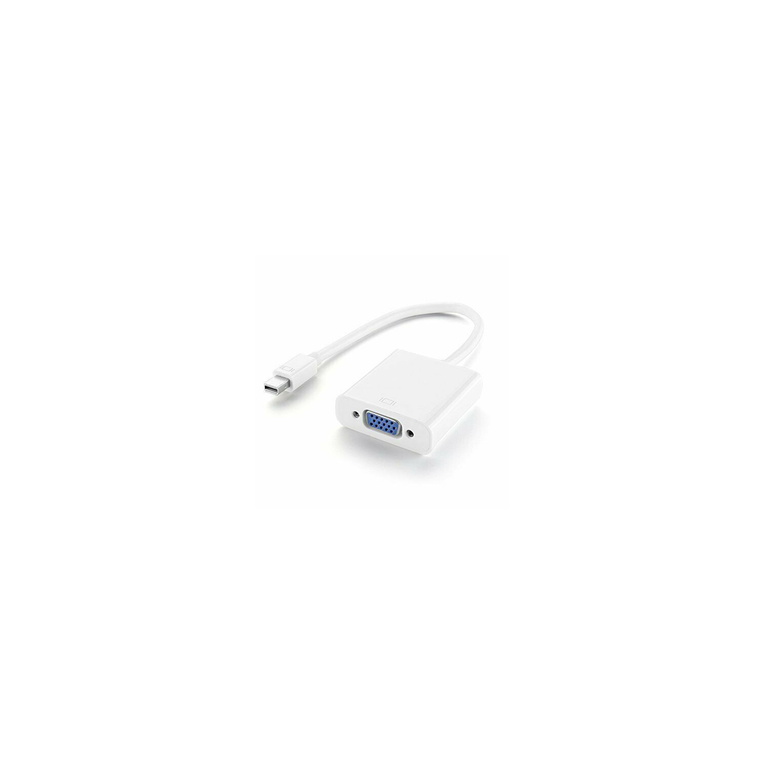 Mini DisplayPort to VGA, 1080P Mini DP Display Port to VGA Male to Female Adapter Compatible for ThinkPad SurfacePro Macbook PC