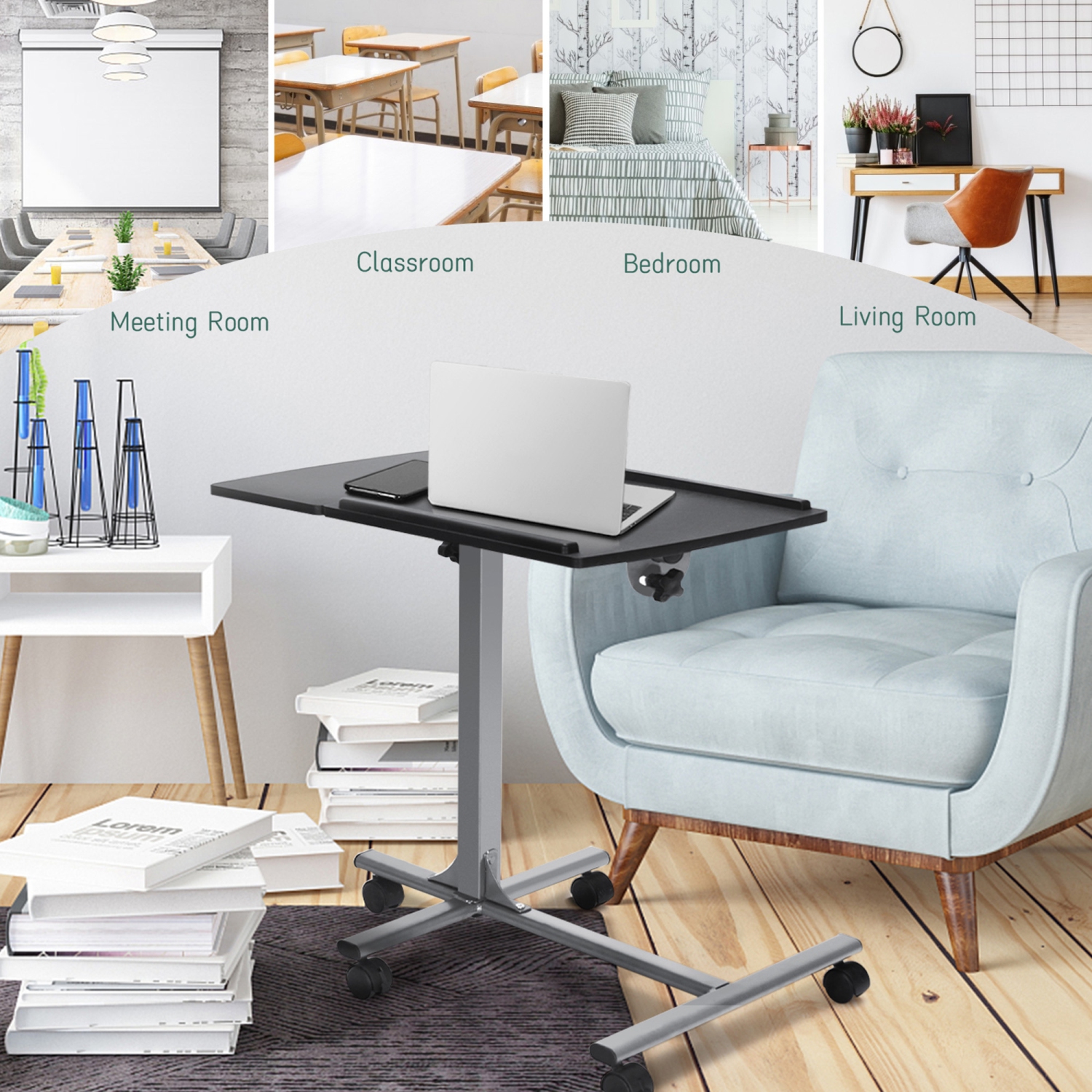 Table ajustable pour ordinateur portable