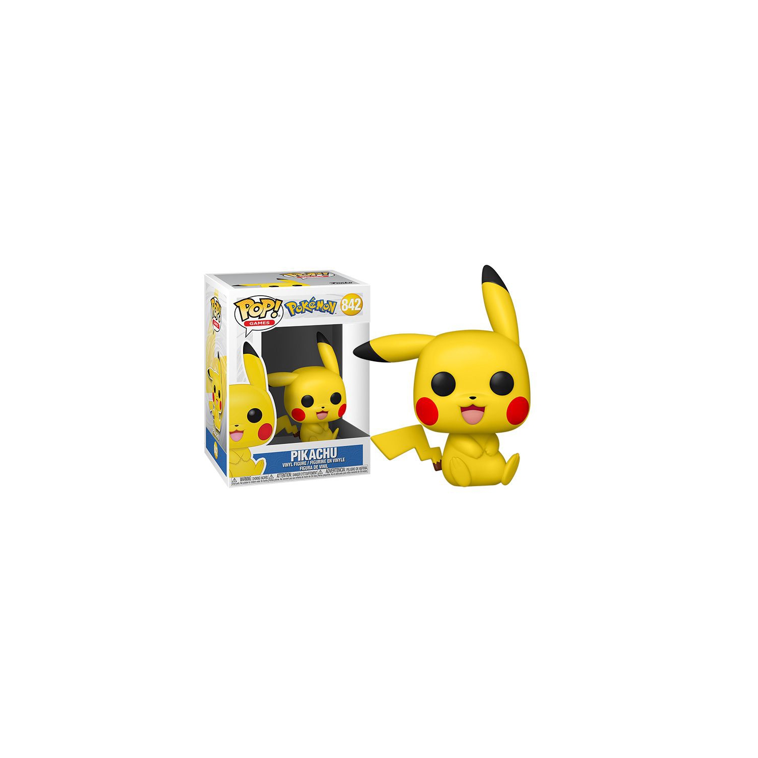 Pop Games Pokemon 3.75 Inch Action Figure - Pikachu #842