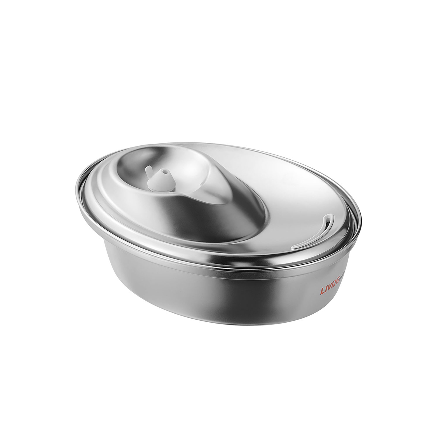 67oz/2L Stainless Steel Cat Water Fountain Adjustable Water Flow, Pet Super Quiet Automatic Pet Water Drinking Fountain