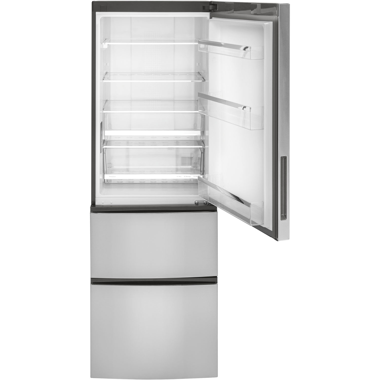 GE 24" 11.9 Cu. Ft. Bottom Freezer Refrigerator - Stainless Steel