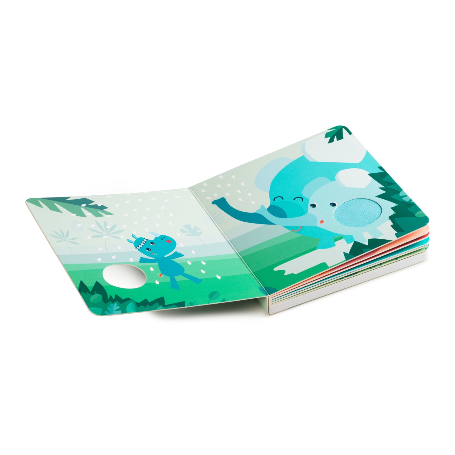 Lilliputiens Jungle Jam Touch and Sound Book