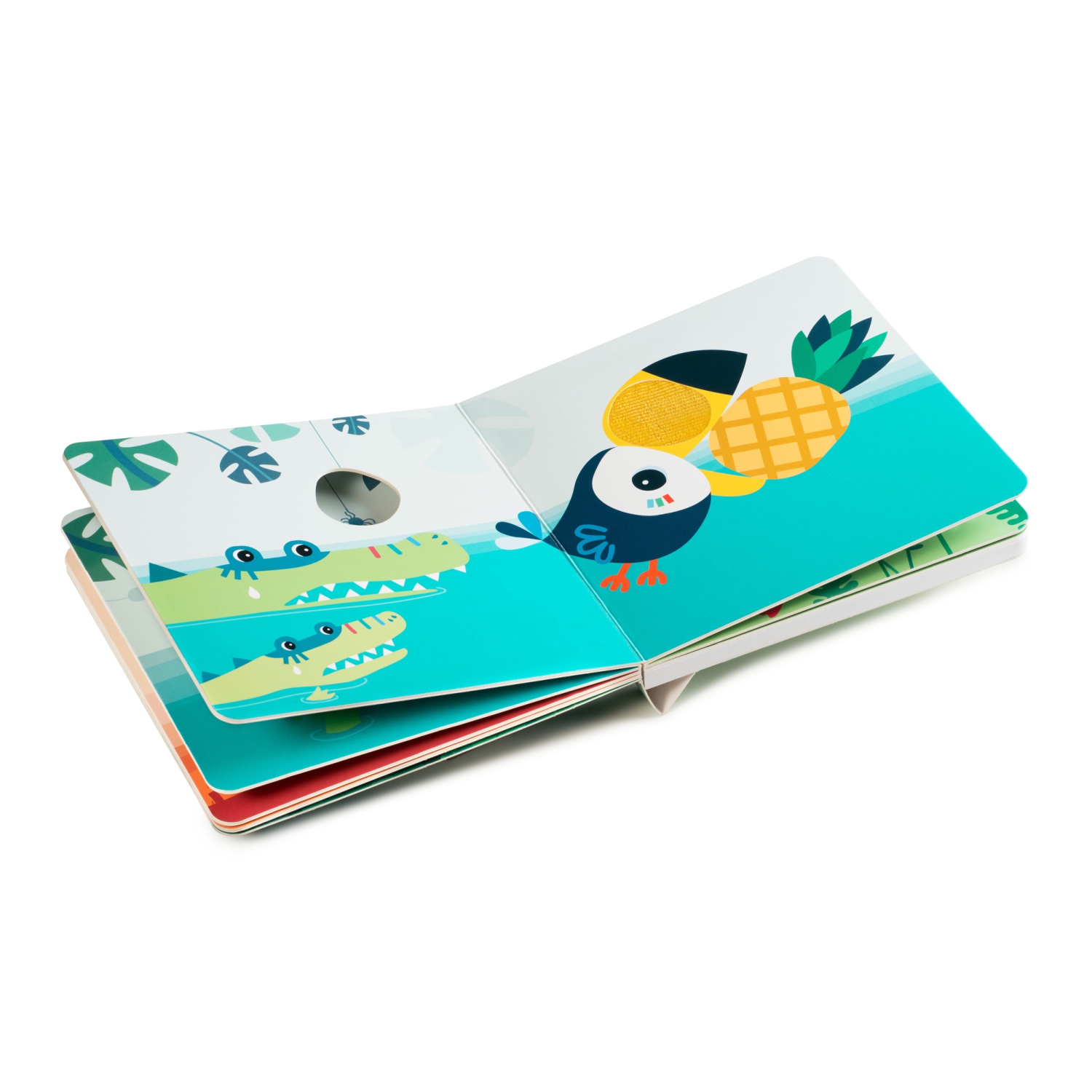 Lilliputiens Jungle Jam Touch and Sound Book