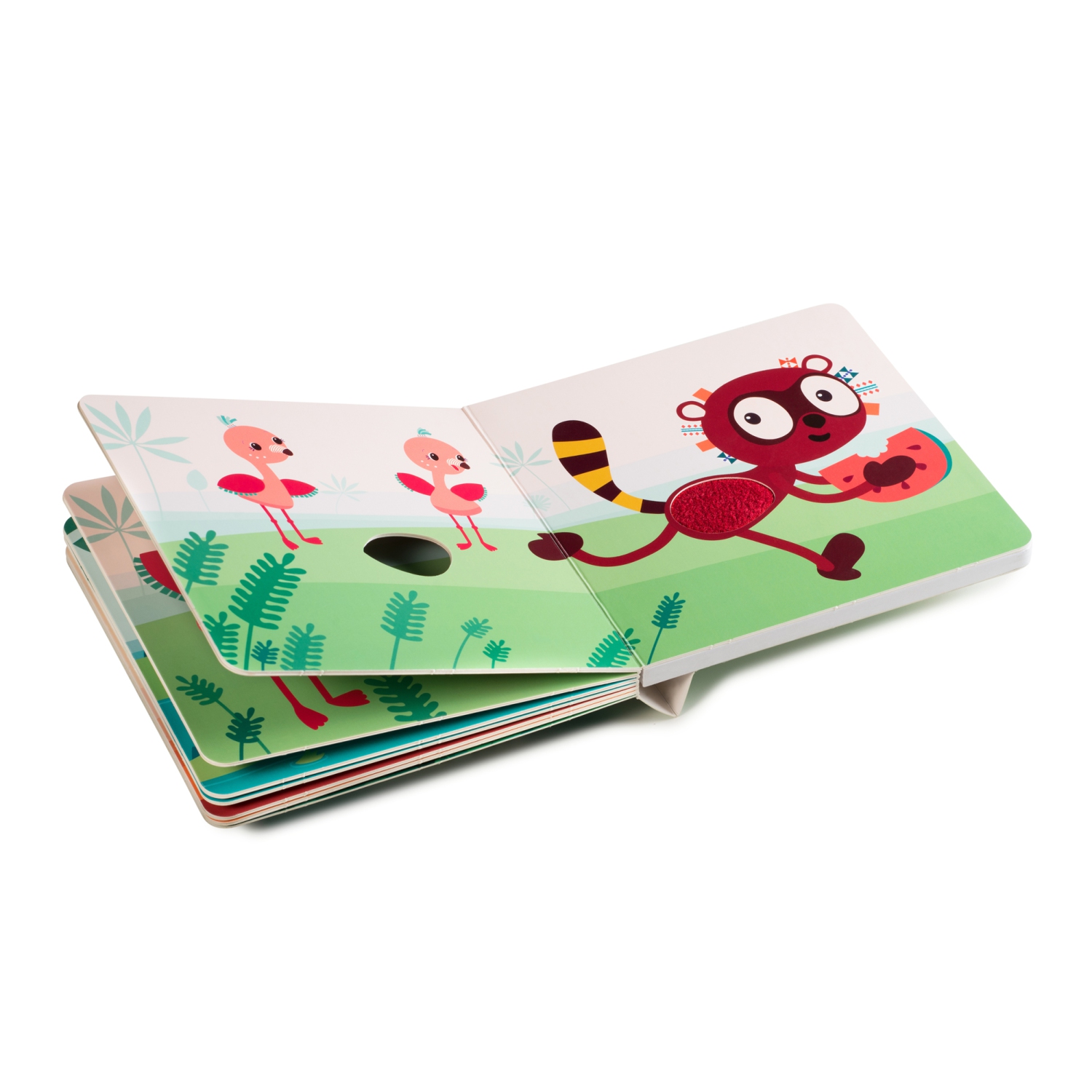 Lilliputiens Jungle Jam Touch and Sound Book