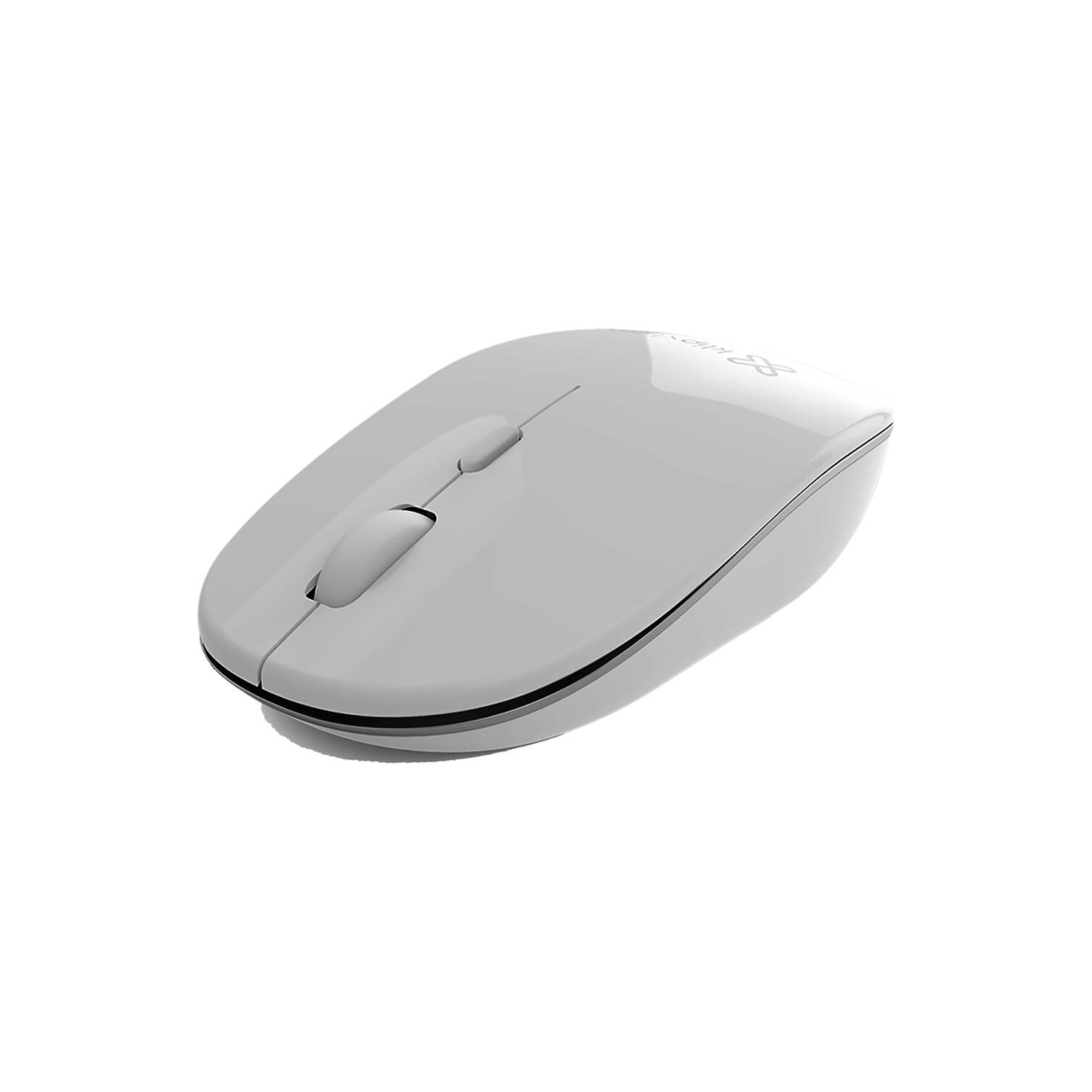 Klipxtreme Mouse Wireless Slim 2.4Ghz HD Optical Sensor 1600dpi 4 Buttons Ambidextrous USB Nano Dongle - White