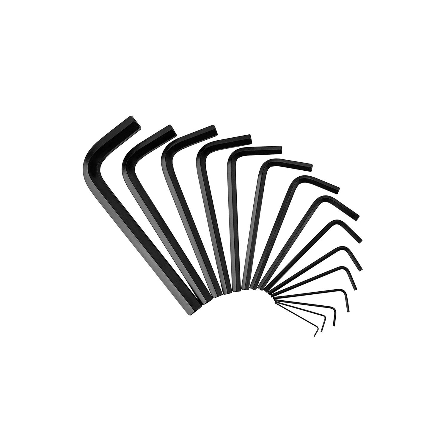 30-Piece L shape Premium Hex Key Allen Wrench Set with Precise and Chamfered Tip - PrimeCables®