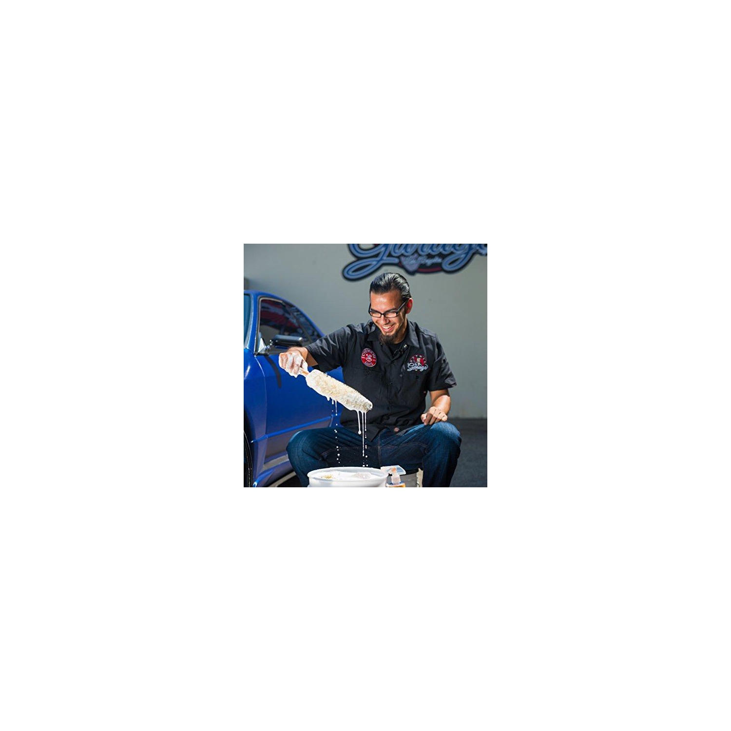 Accessoires chimiques pour hommes_S95 brosse de nettoyage en cuir à poils longs de cheval, paq. 1