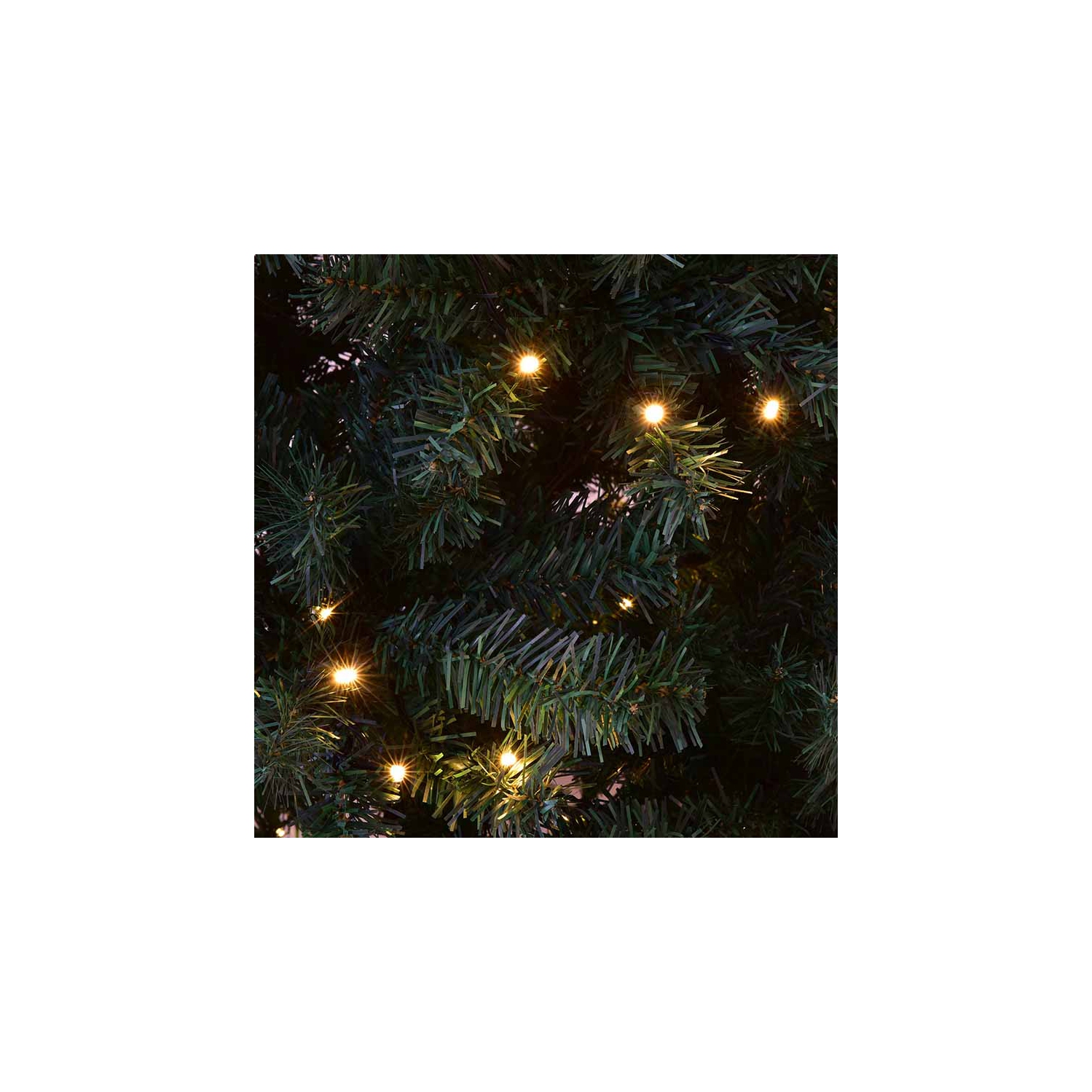 Topbuy 7.5' PVC Artificial Christmas Tree Pre-Lit 400 LED Lights W/ Metal Stand New