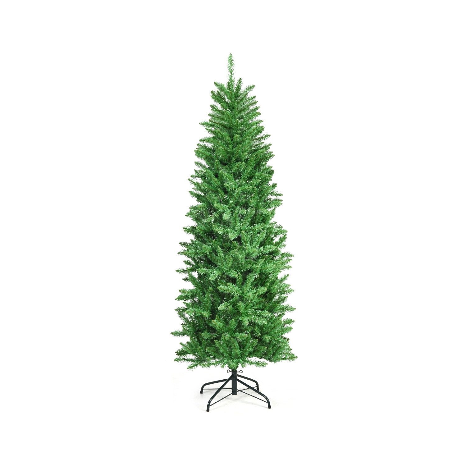 Sapin de Noël illuminé à charnières 5 pi/6 pi/7 pi de TopBuy avec lumières homologuées UL