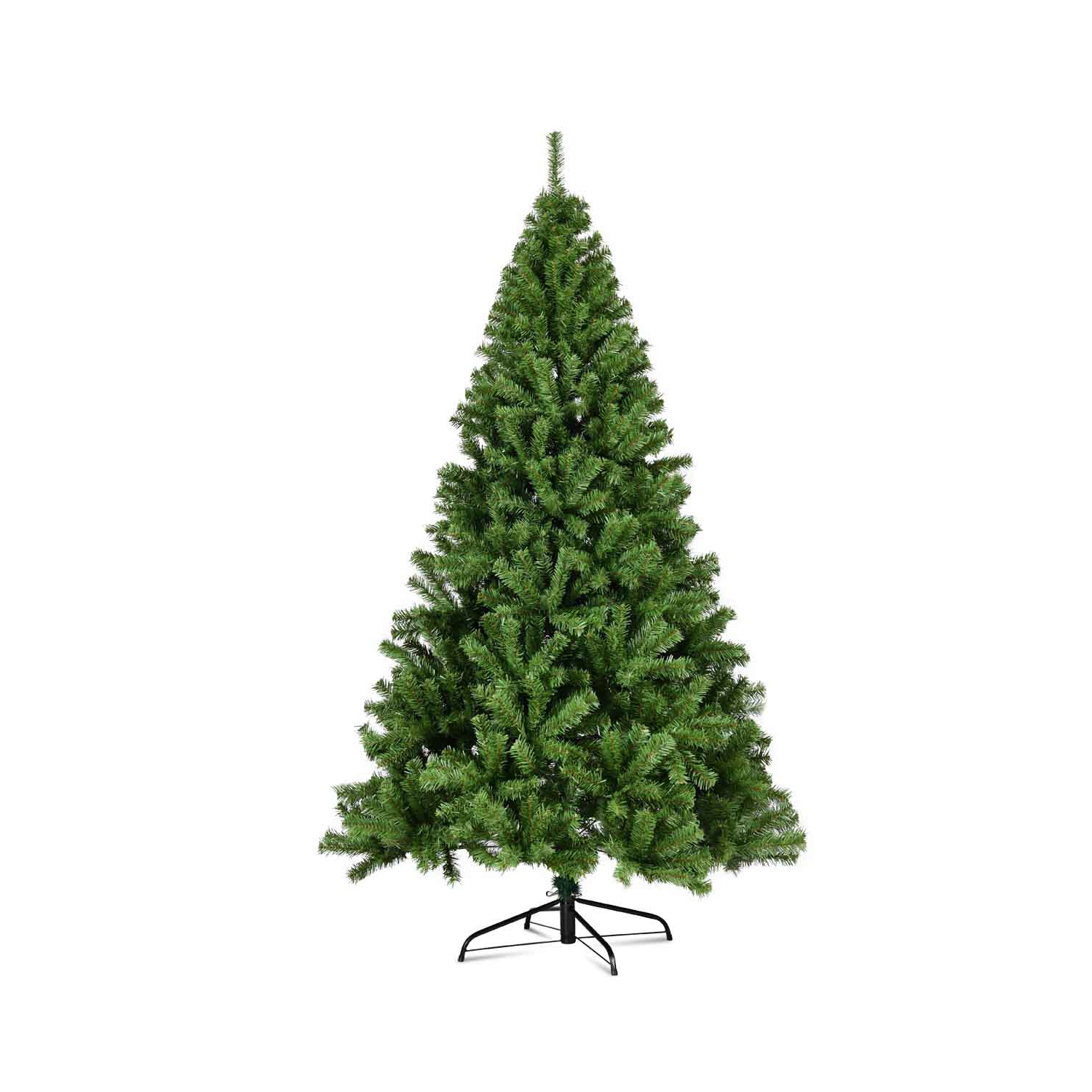Topbuy 9&nbsp;pi – Arbre de Noël artificiel en PVC, 2132 pointes, embouts à charnière de qualité supérieure avec support en métal solide