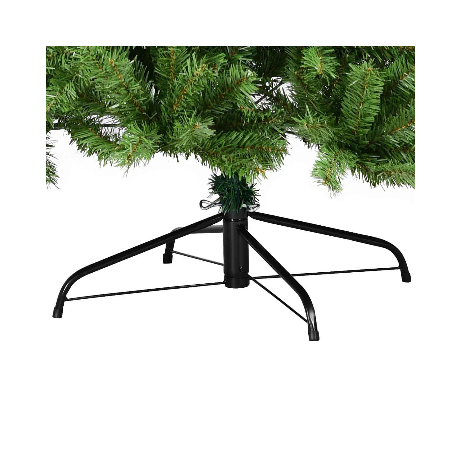 Topbuy 9&nbsp;pi – Arbre de Noël artificiel en PVC, 2132 pointes, embouts à charnière de qualité supérieure avec support en métal solide