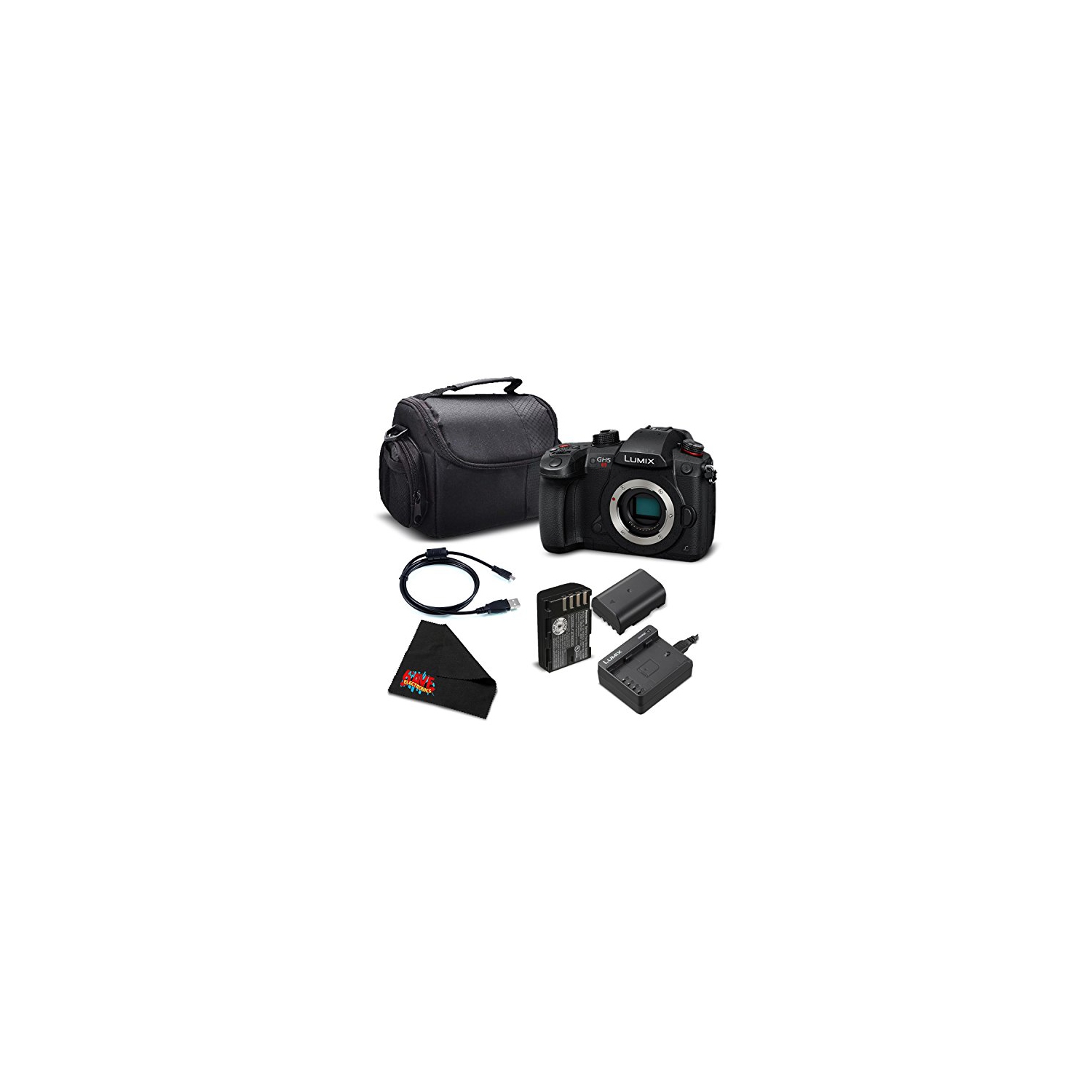 Panasonic Lumix DC-GH5S Mirrorless Micro Four Thirds Digital Camera DC-GH5S - Bronze Level Bundle- International Version