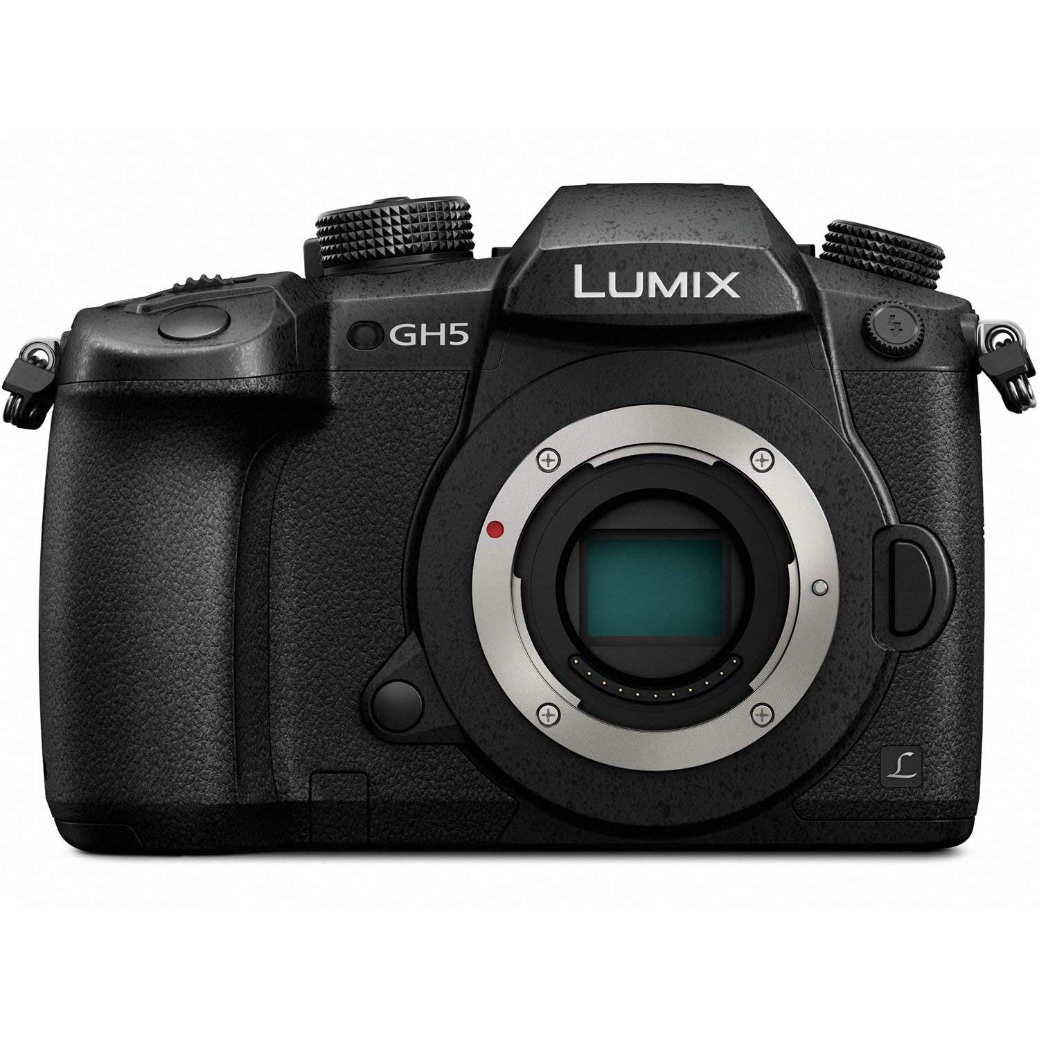 PANASONIC LUMIX GH5 4K Digital Camera, 20.3 Megapixel Mirrorless Camera with Digital Live MOS Sensor, 5-Axis Dual I.S.