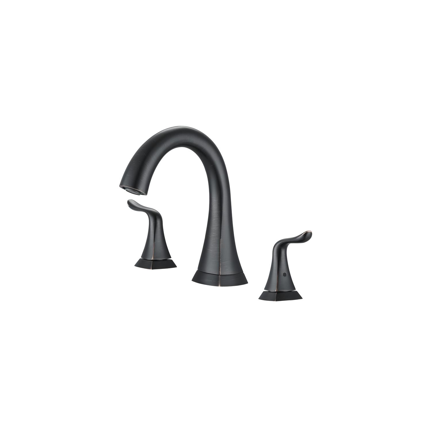 Ancona Robinet à poignées éloignées de la gamme Scarlett en bronze huilé