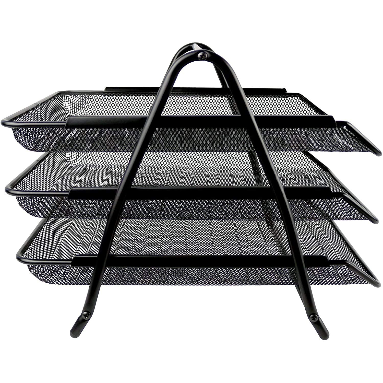 SHOPPINGALL Mesh 3 Tier Document, Letter Tray, Desk Organizer - SA-MDT1
