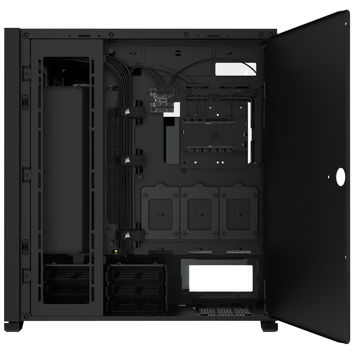 Tour d'ordinateur complète ATX RVB iCUE 7000X de Corsair - Noir