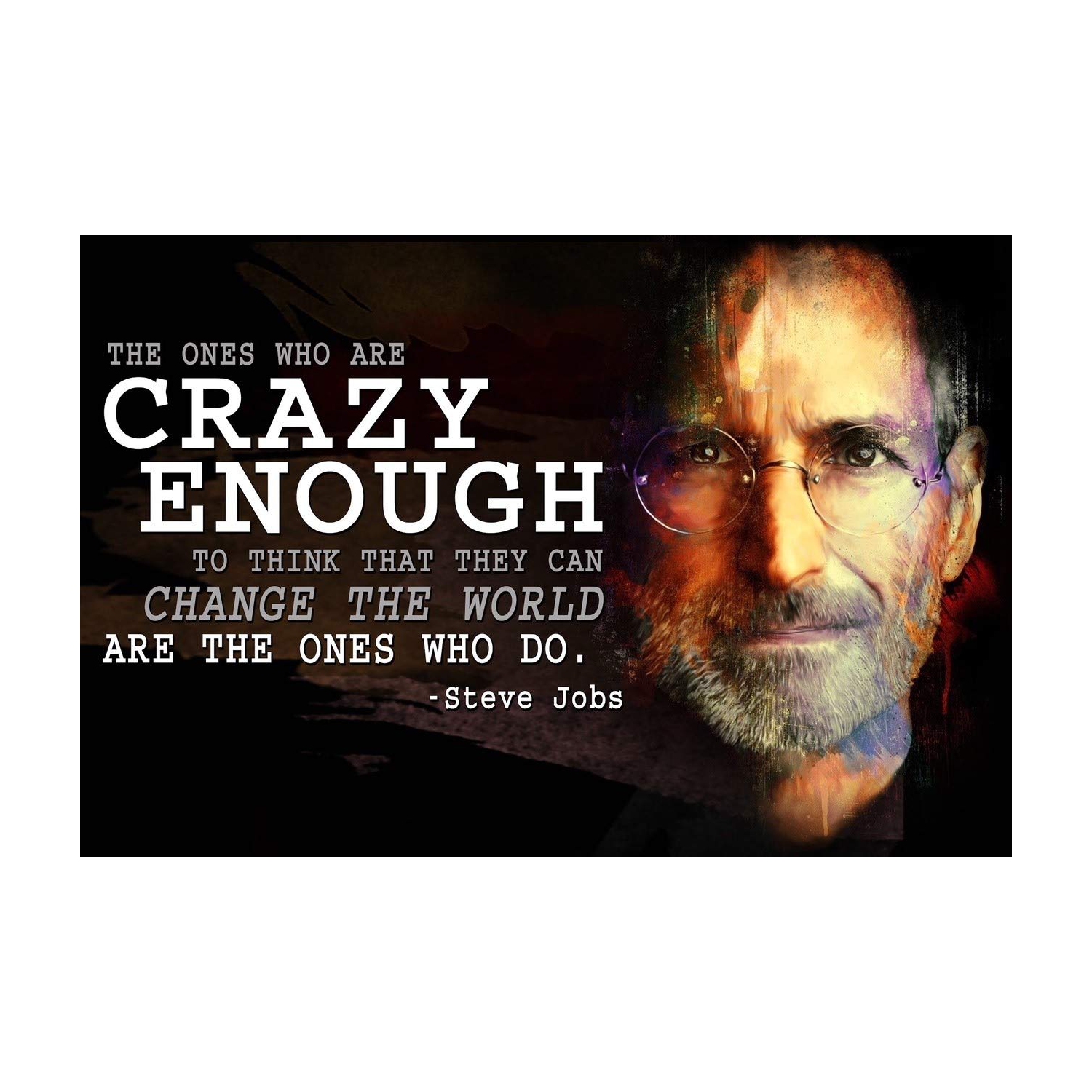 Motivational Classroom Poster Steve Jobs
