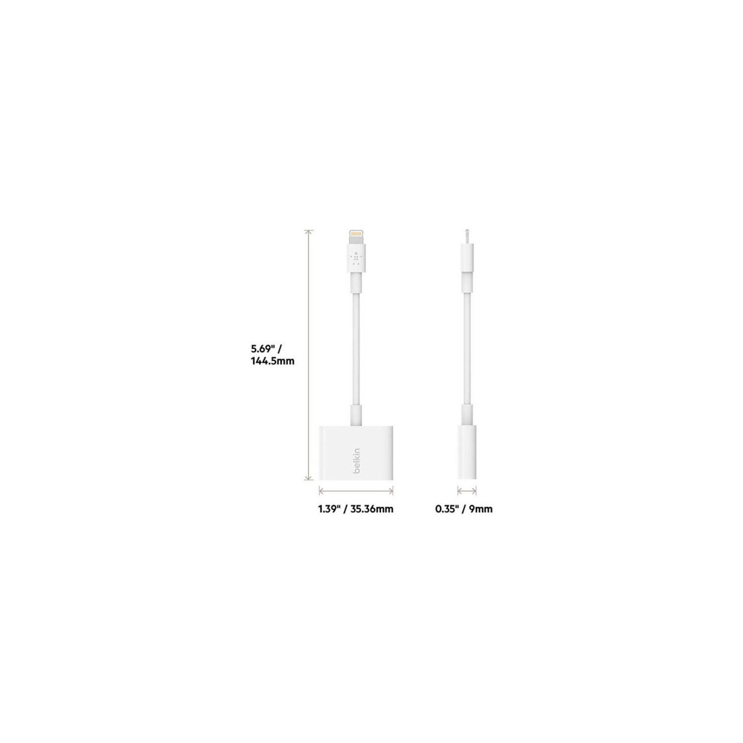 F8J212BTWHT - SEULEMENT 3.5 MM AUDIO + CHARGEROCKSTAR BLANC CT