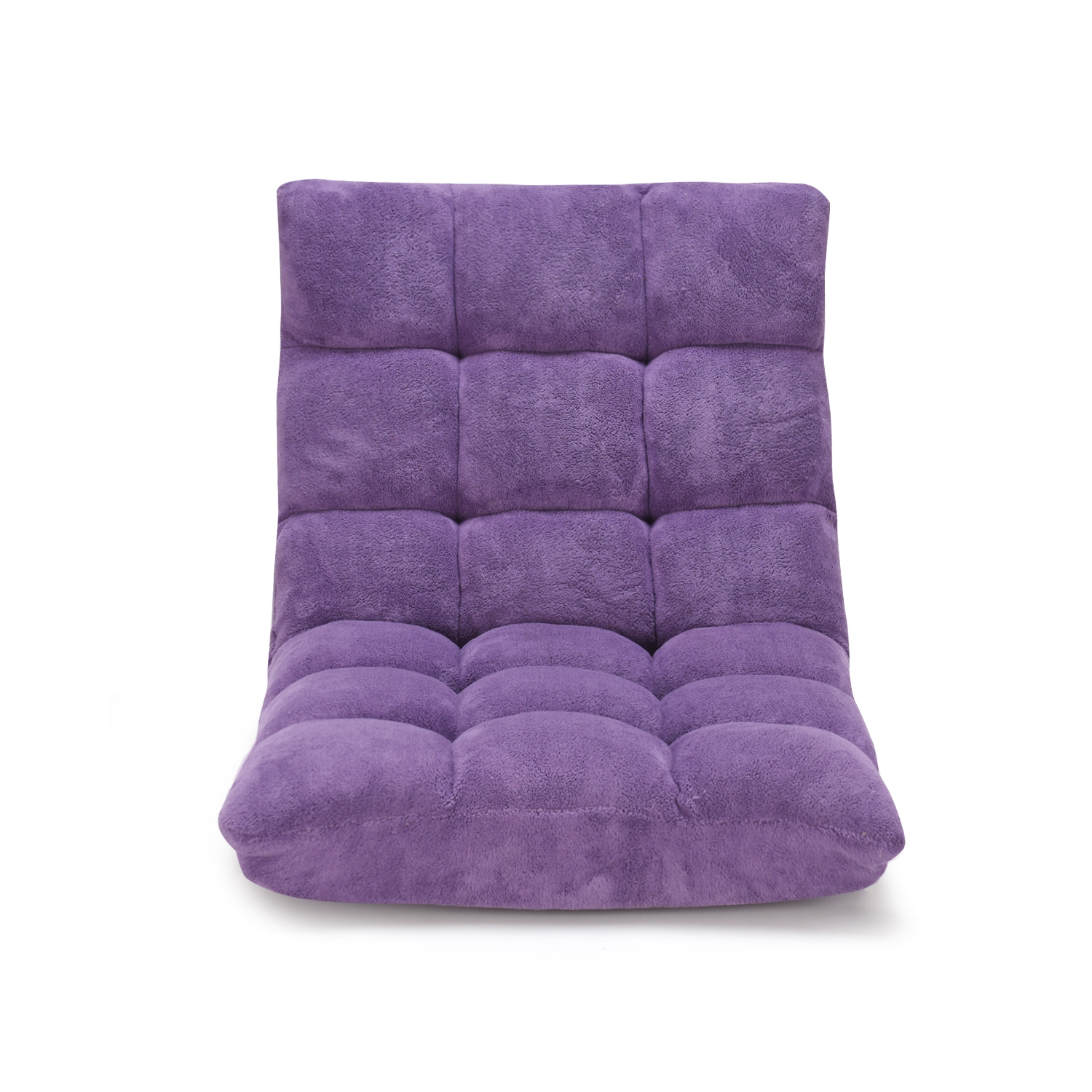 Topbuy Adjustable 14-Position Floor Chair,Padded Gaming Chair Lazy Recliner