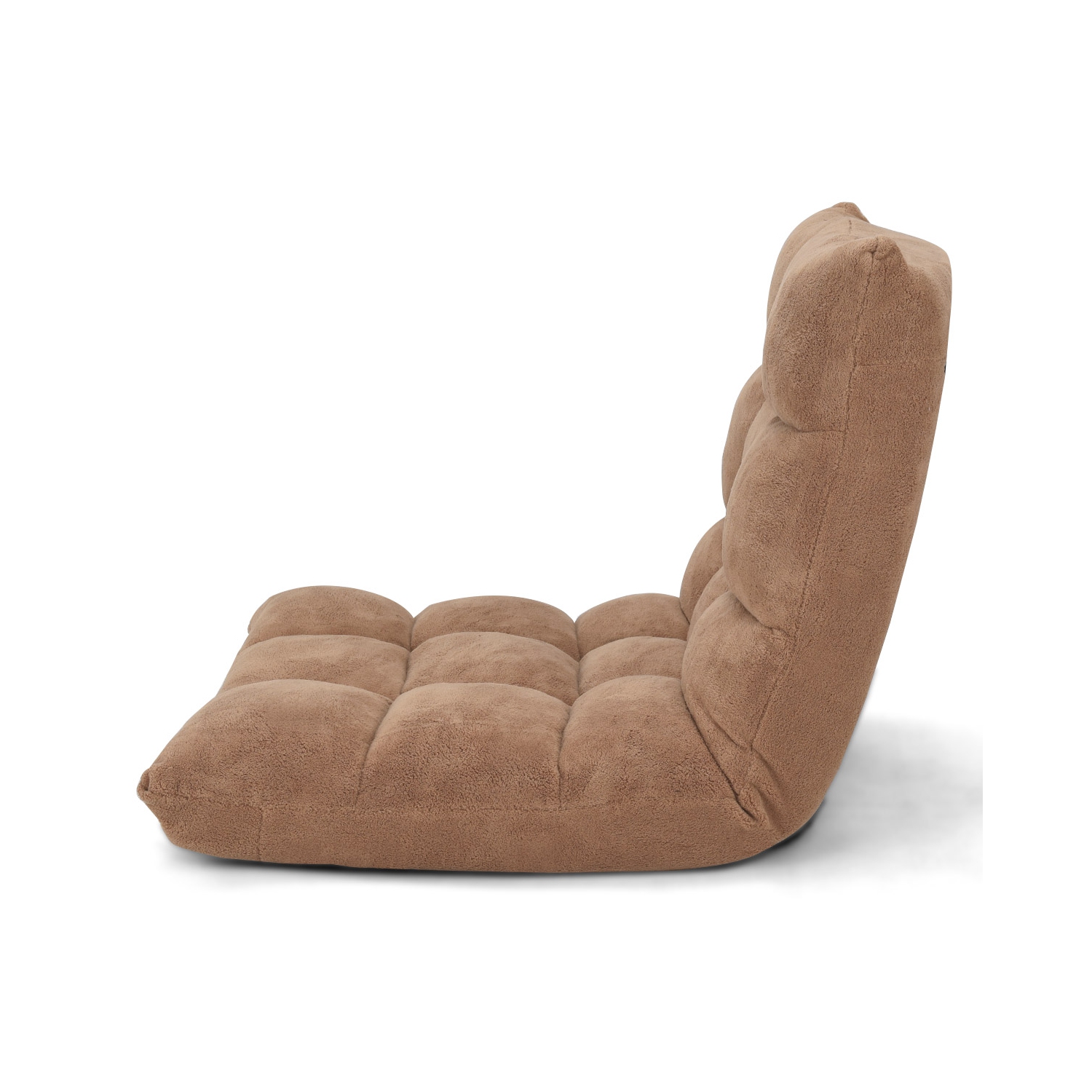 Topbuy Adjustable 14-Position Floor Chair,Padded Gaming Chair Lazy Recliner