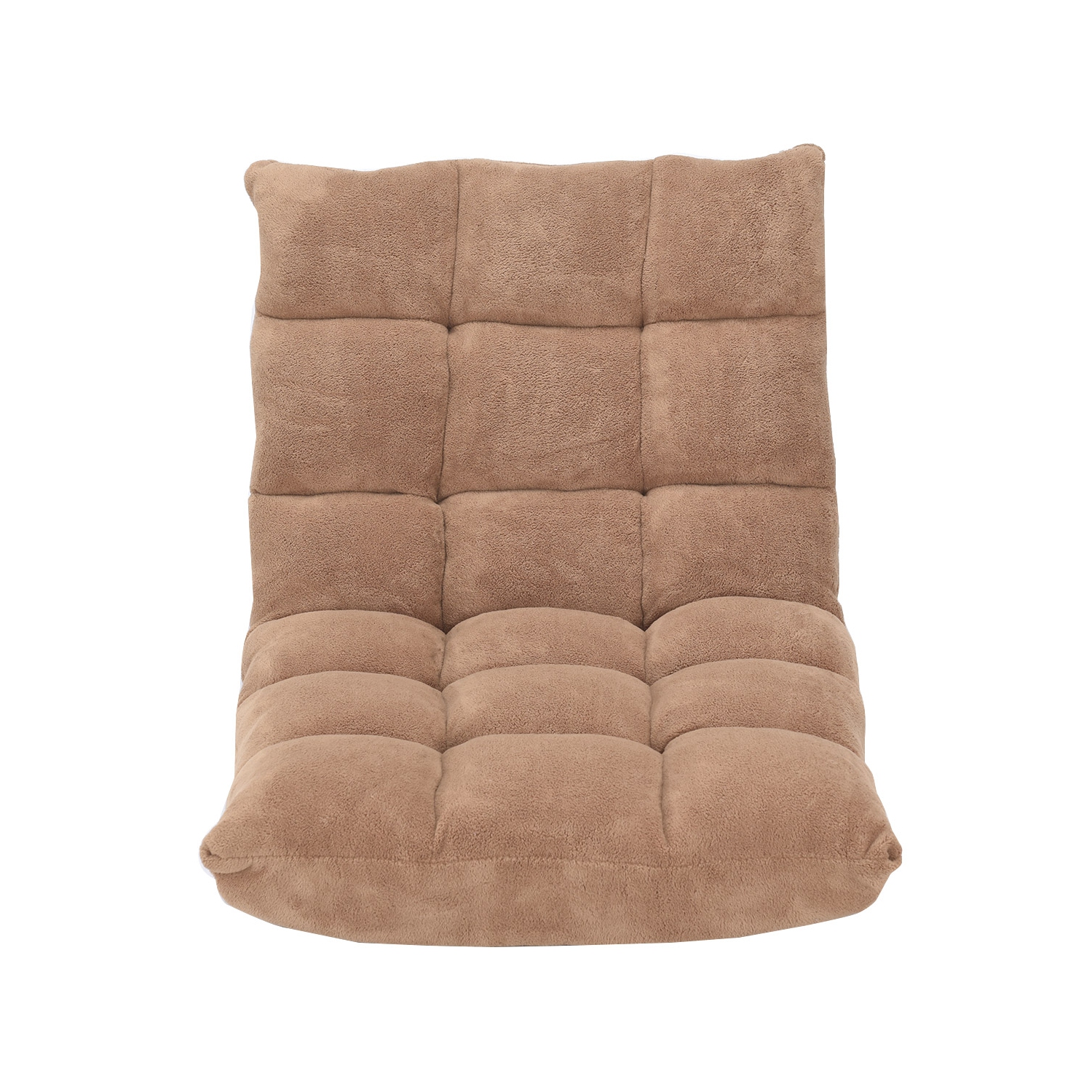 Topbuy Adjustable 14-Position Floor Chair,Padded Gaming Chair Lazy Recliner