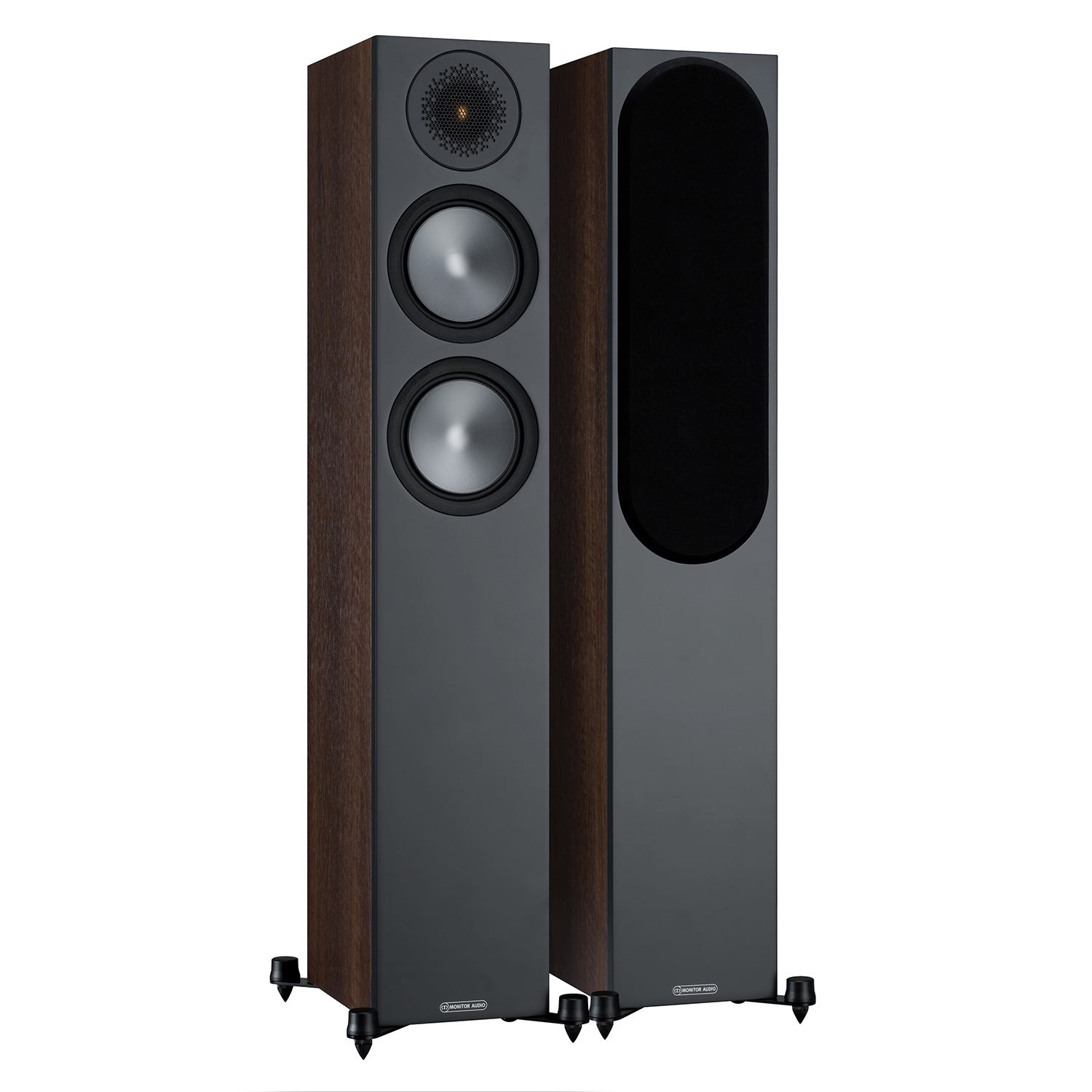 Monitor Audio Bronze 200 - Tower Speakers - Walnut - Pair