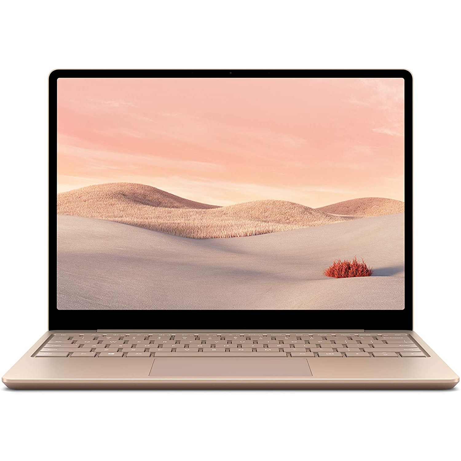Refurbished (Excellent) - Microsoft Surface Laptop Go 12.4" Multi-Touch - Intel Core i5, 8GB RAM, 128GB SSD, Windows 10 Home in S Mode - Sand Stone - Certified Refurbished