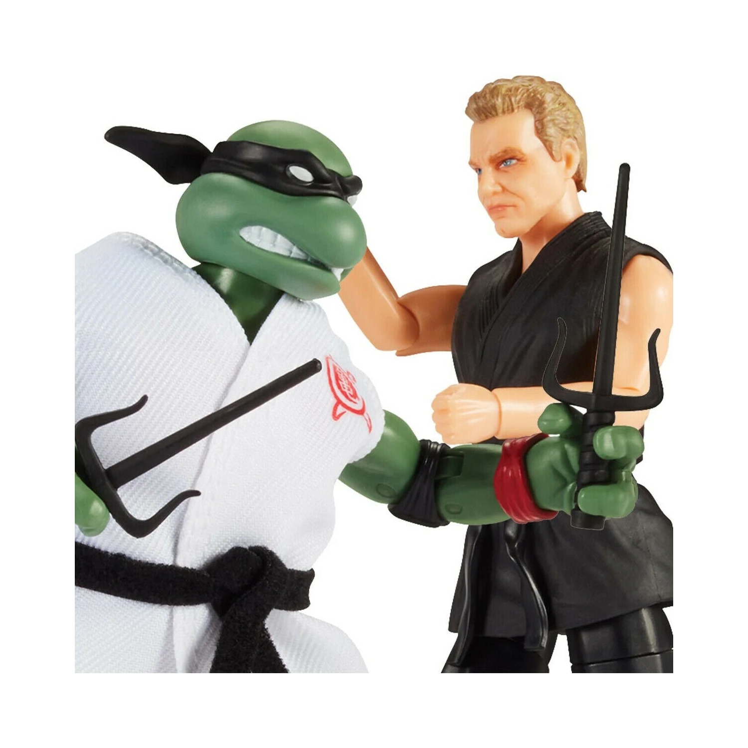 Teenage Mutant Ninja Turtles vs Cobra Kai - Ensemble de 2 figurines de 6 po - Raphael contre John Kreese