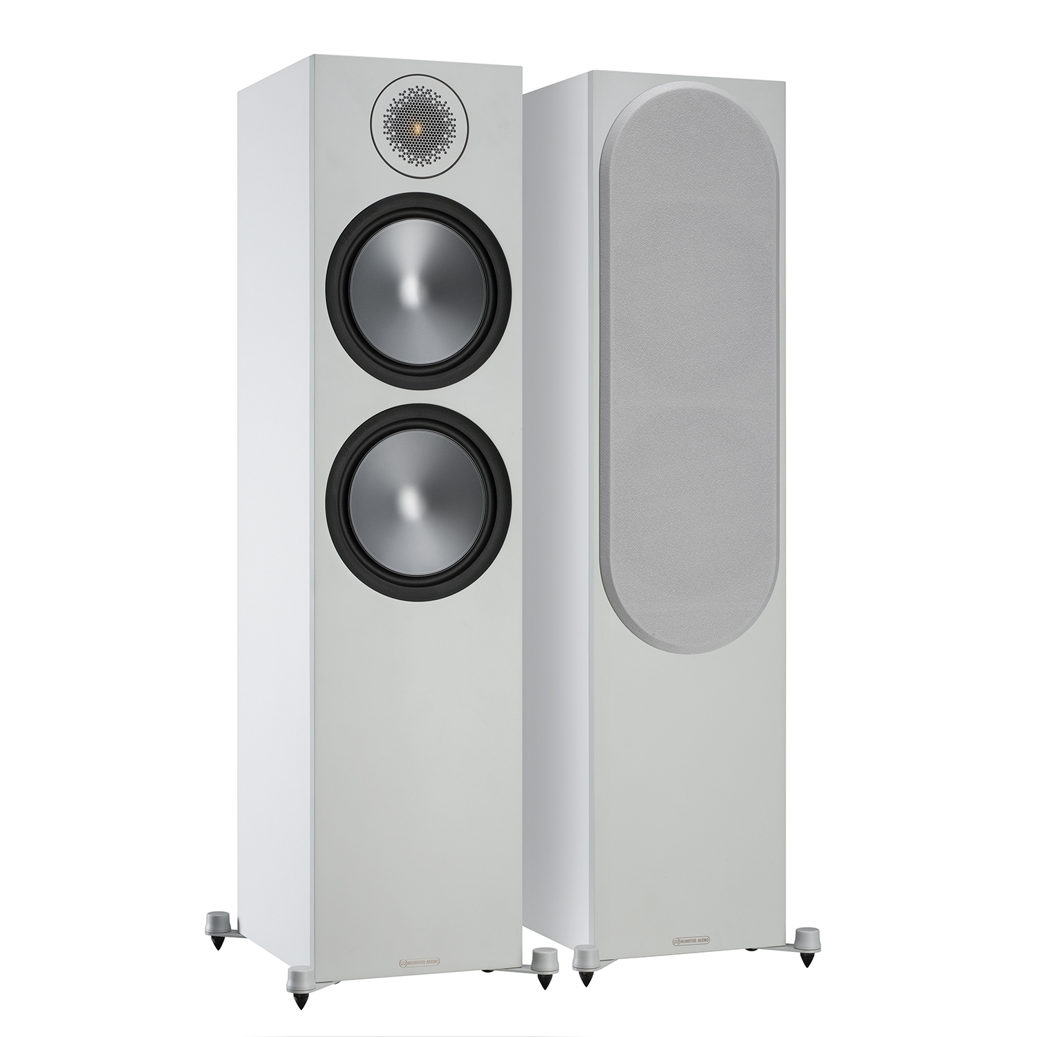 Monitor Audio Bronze 500 - Tower Speakers - White - Pair