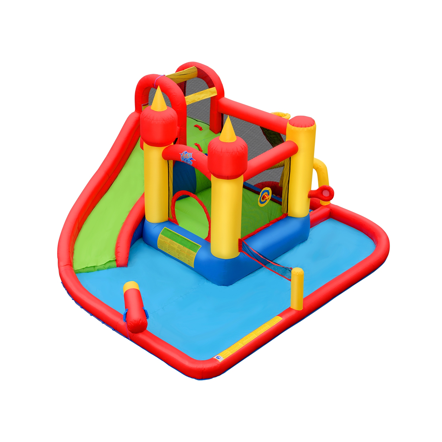 Topbuy Inflatable Water Slide Jumping Bounce House for Kids