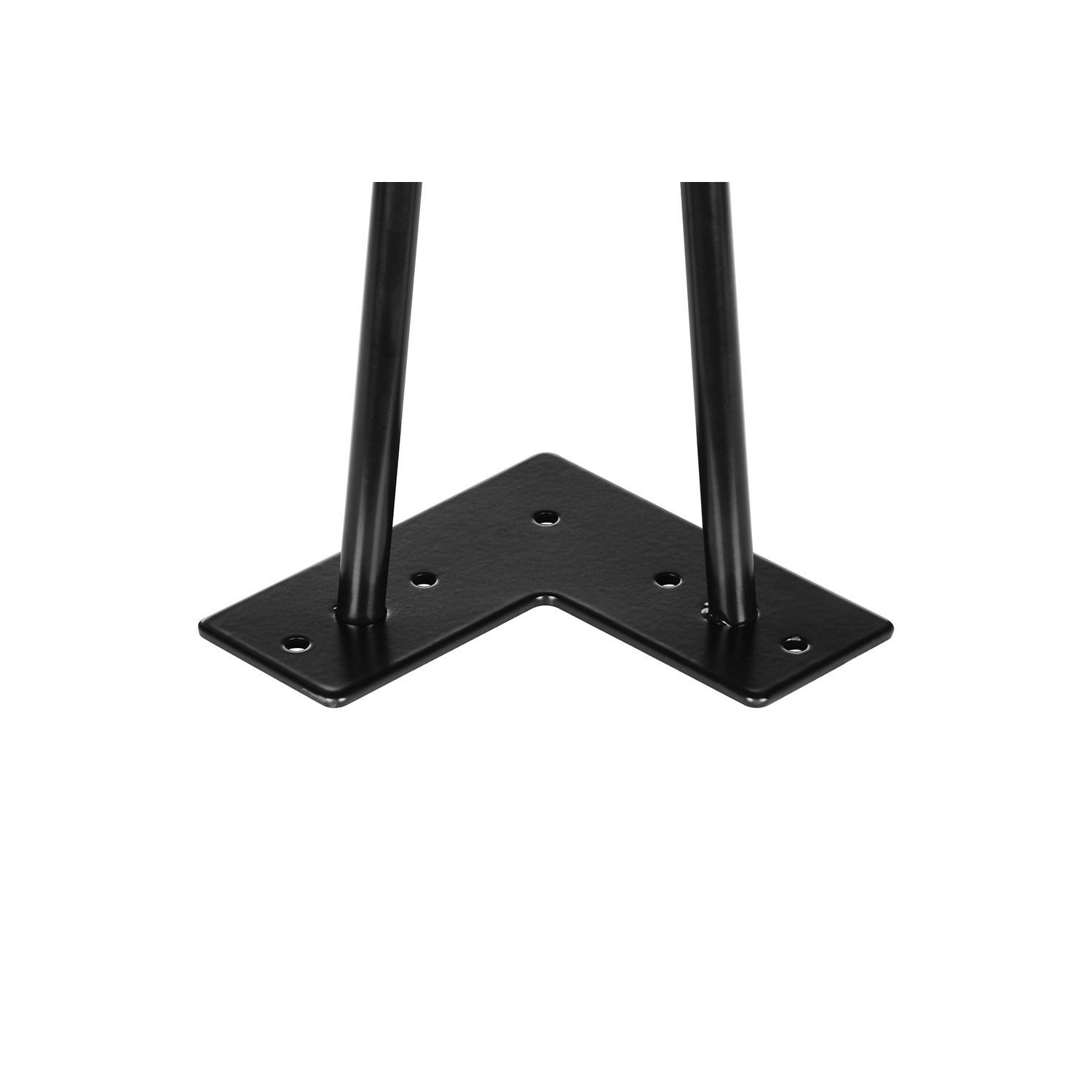 28" Metal Hairpin Rod Table Desk Legs, Set o 4 DIY Home Furniture Kits with Bonus Rubber Floor Protectors