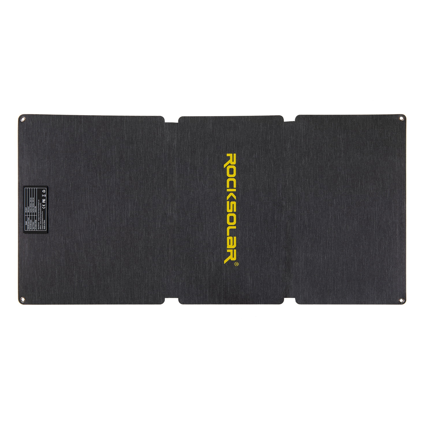 ROCKSOLAR RSSP30 Panneau Solaire Pliable 30W, Kit Étanche Monocristallin 12V avec Prises DC/USB/USB QC3.0/USB Type-C PD