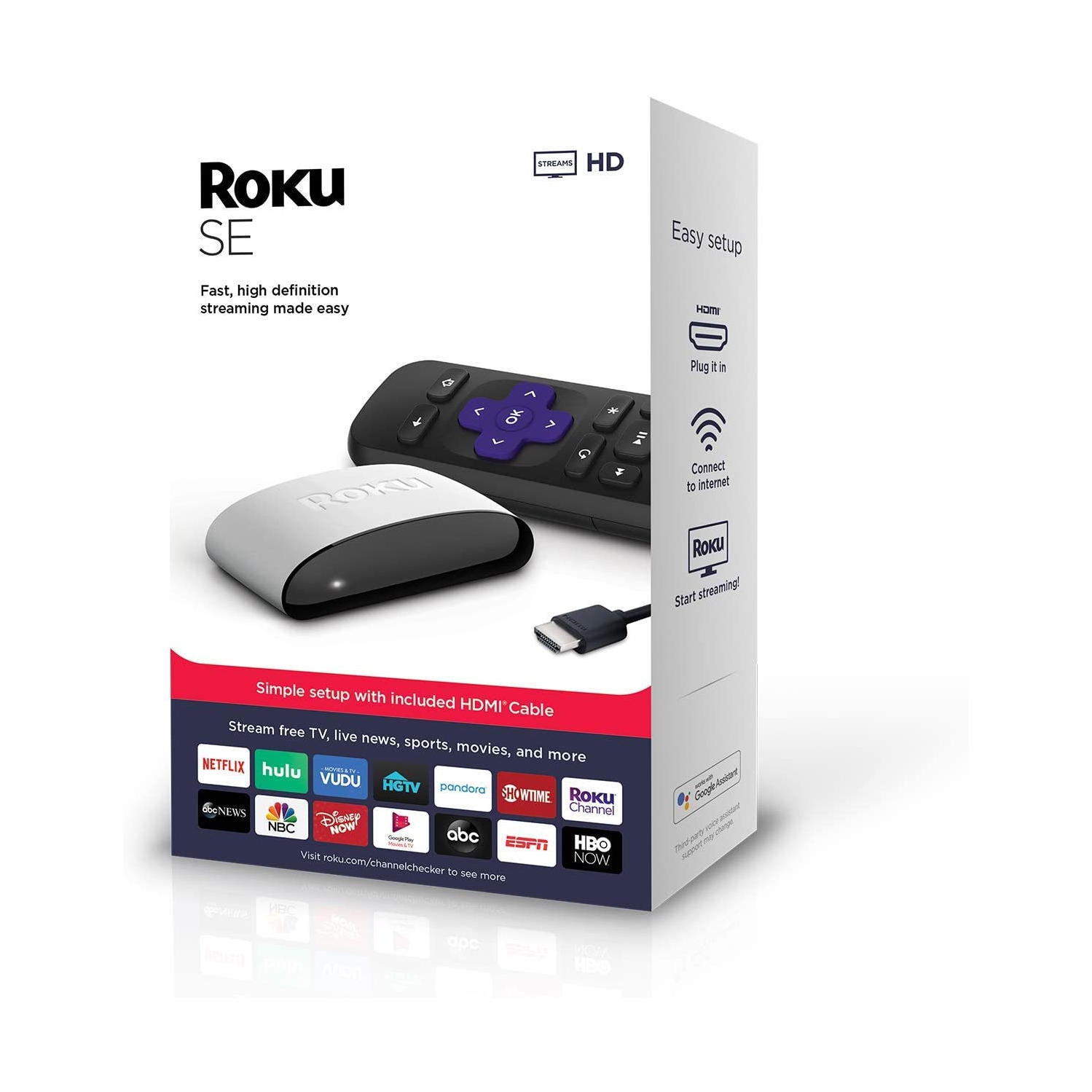 Roku SE Streaming Media Player 3930SE - Brand New - Black