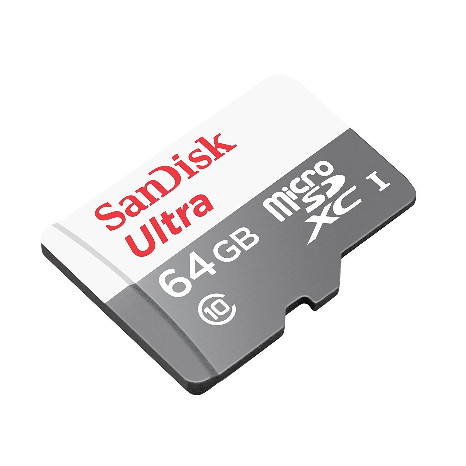 Carte microSD Ultra UHS-I classe 10 de 64 Go 100 Mo/s de SanDisk pour SQUNR-064G