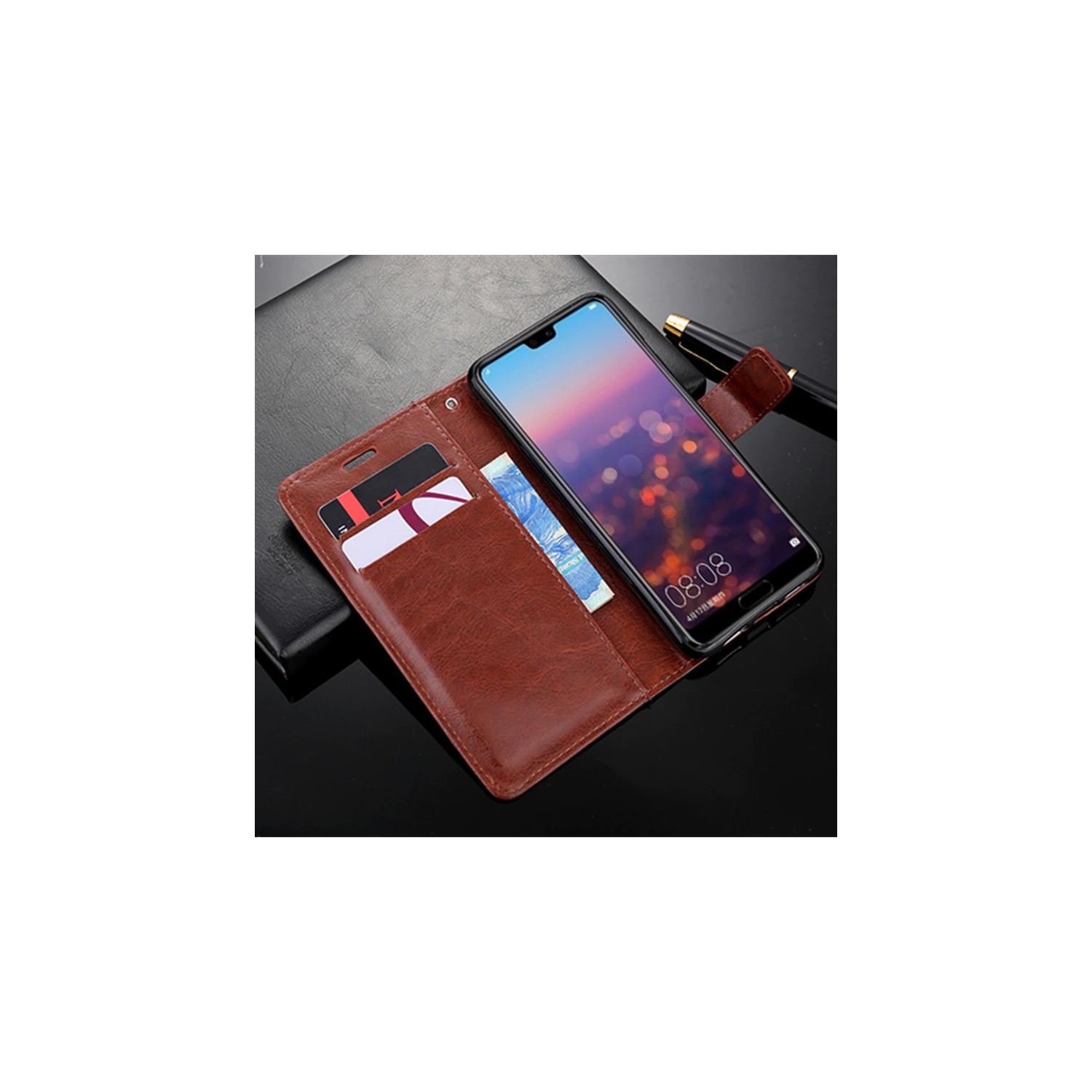 Ledex Magnetic Leather Flip Wallet Stand Case Cover Card Holder For Samsung Galaxy A71 - Free Shipping