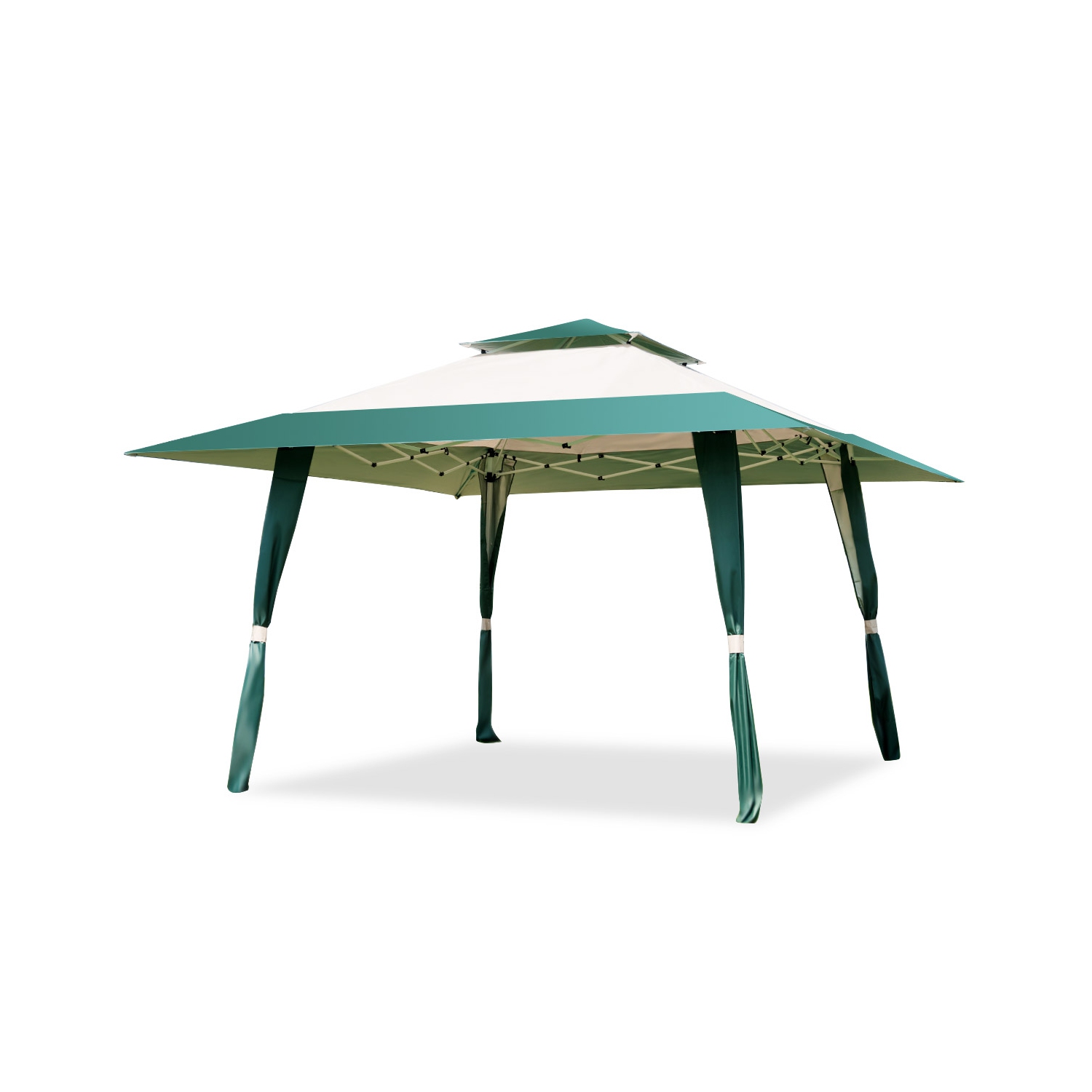 Topbuy 13' x13' Folding Gazebo Canopy Patio Outdoor Tent Beach Party Shade Shelter